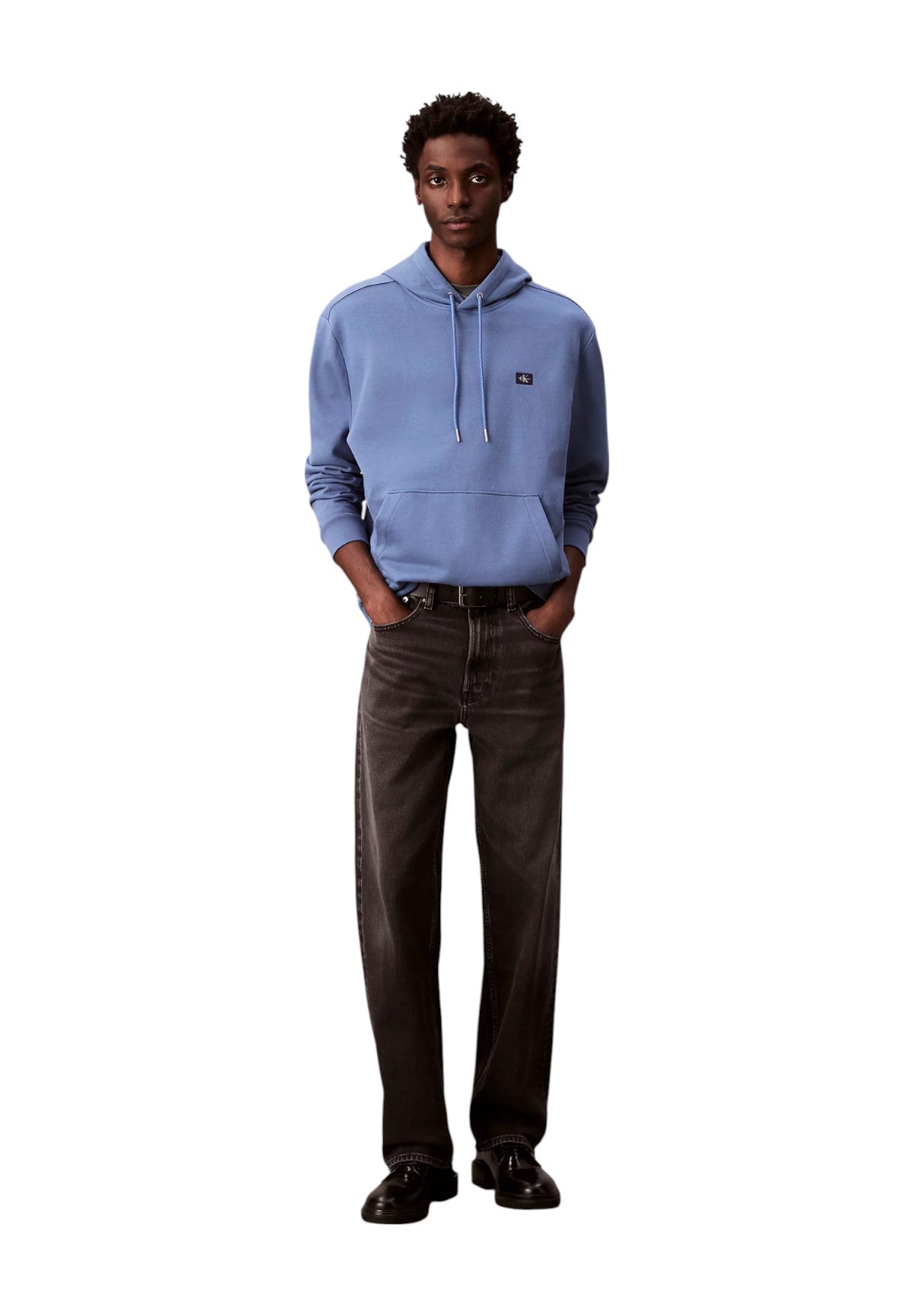Felpa Pullover Con Cappuccio Lv04rc274g Dull Nile Blue