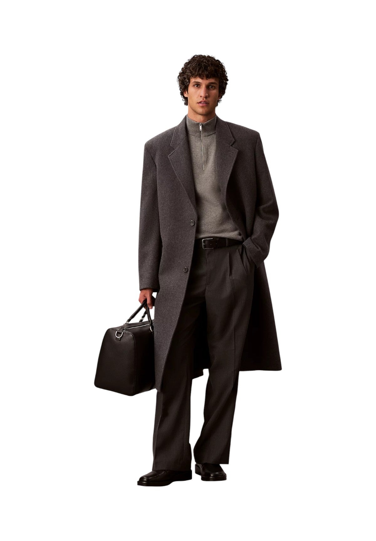 Maglione Collo Alto LV040BM356 Medium Grey Htr