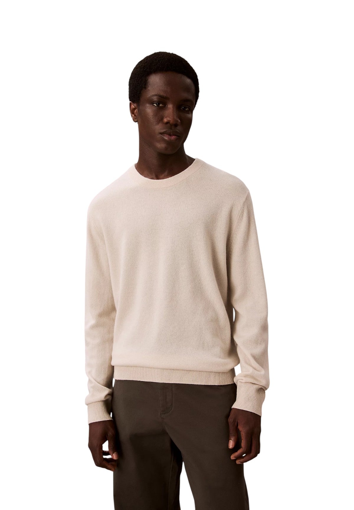 Maglione Girocollo Classic Cashmere LV040EM344 Birch
