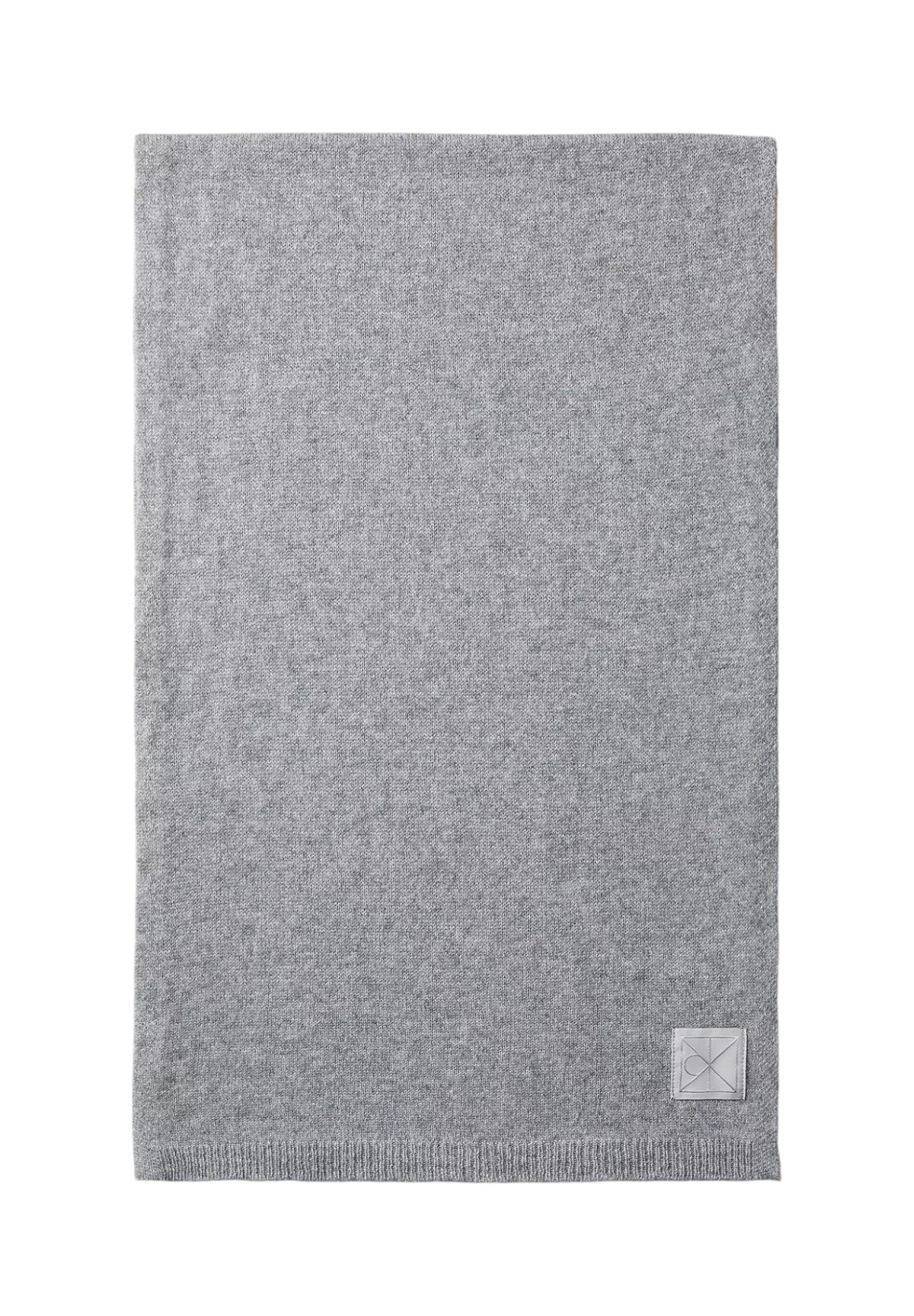 Sciarpa Emblem Cashmere Knit Scarf LV04D8014G Med Heather Grey