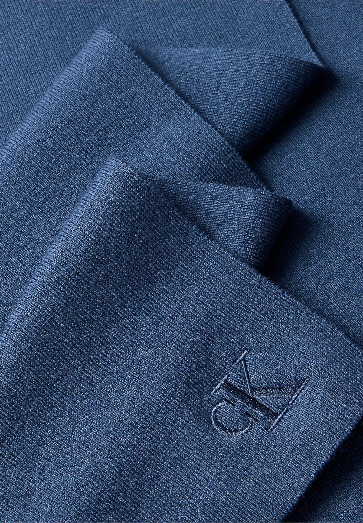 Sciarpa Ck Fine Rib Scarf LV04D8021G Dark denim