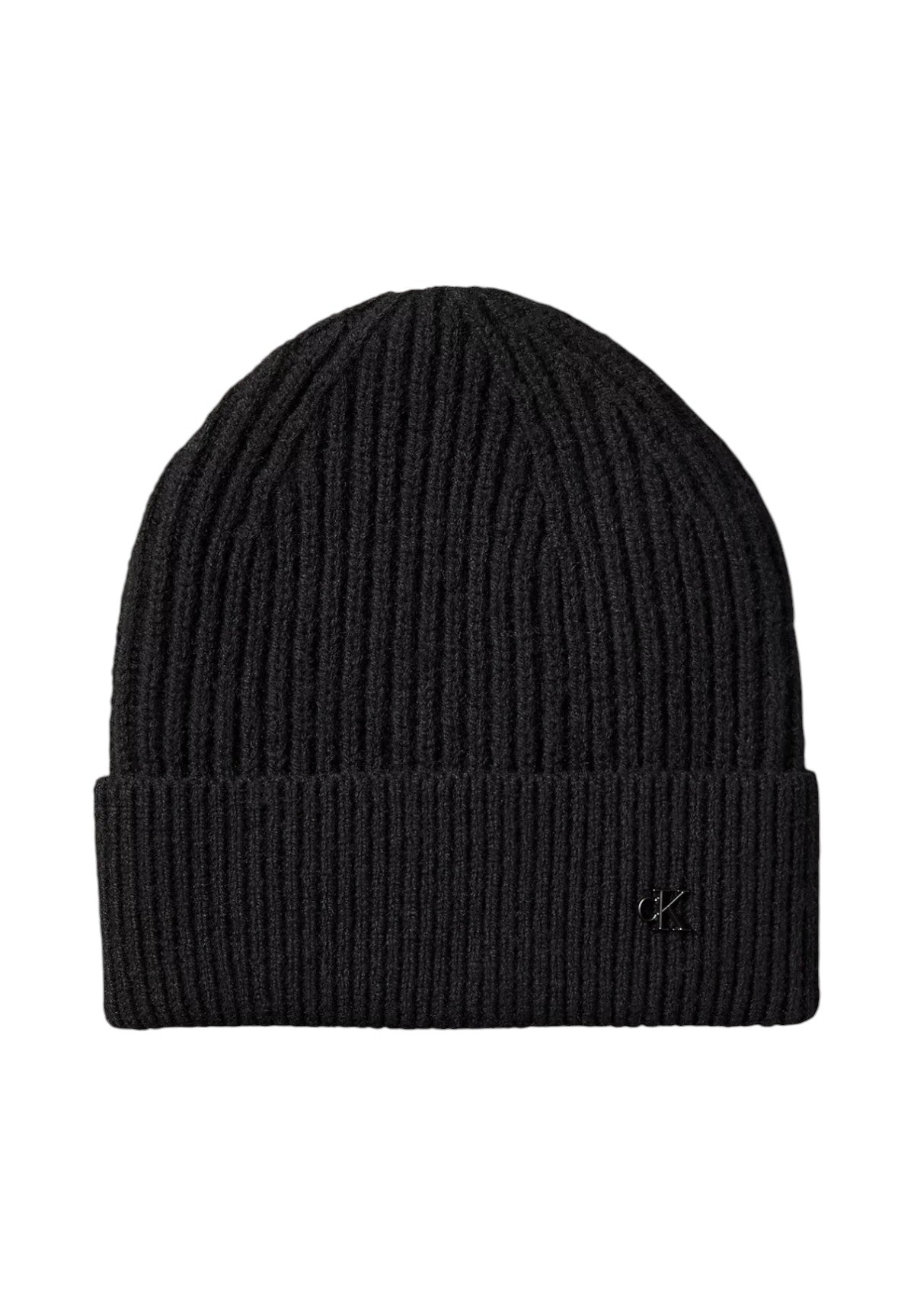 Cappello Ck Metal Wool Beanie LV04D8032G Black