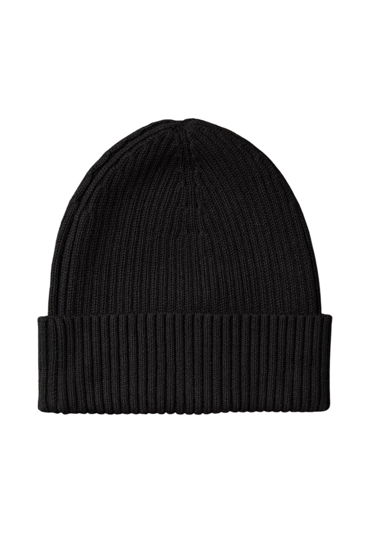 Cappello Patch Chunky Rib Cotton Beanie LV04D8053G Black