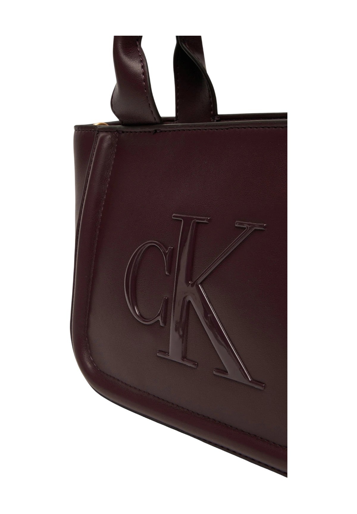 Borsa Tote Raised Ck Small LV04F3219G Fudge