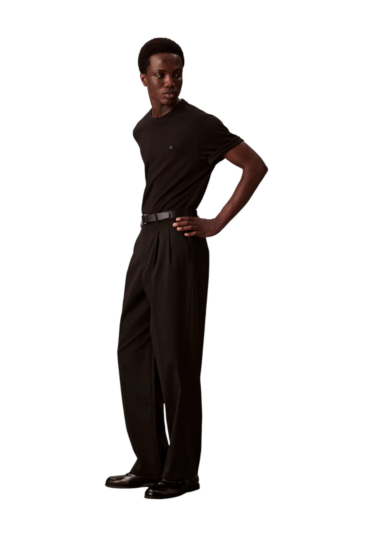 T-shirt a Maniche Corte Supima LV04LB275G Black