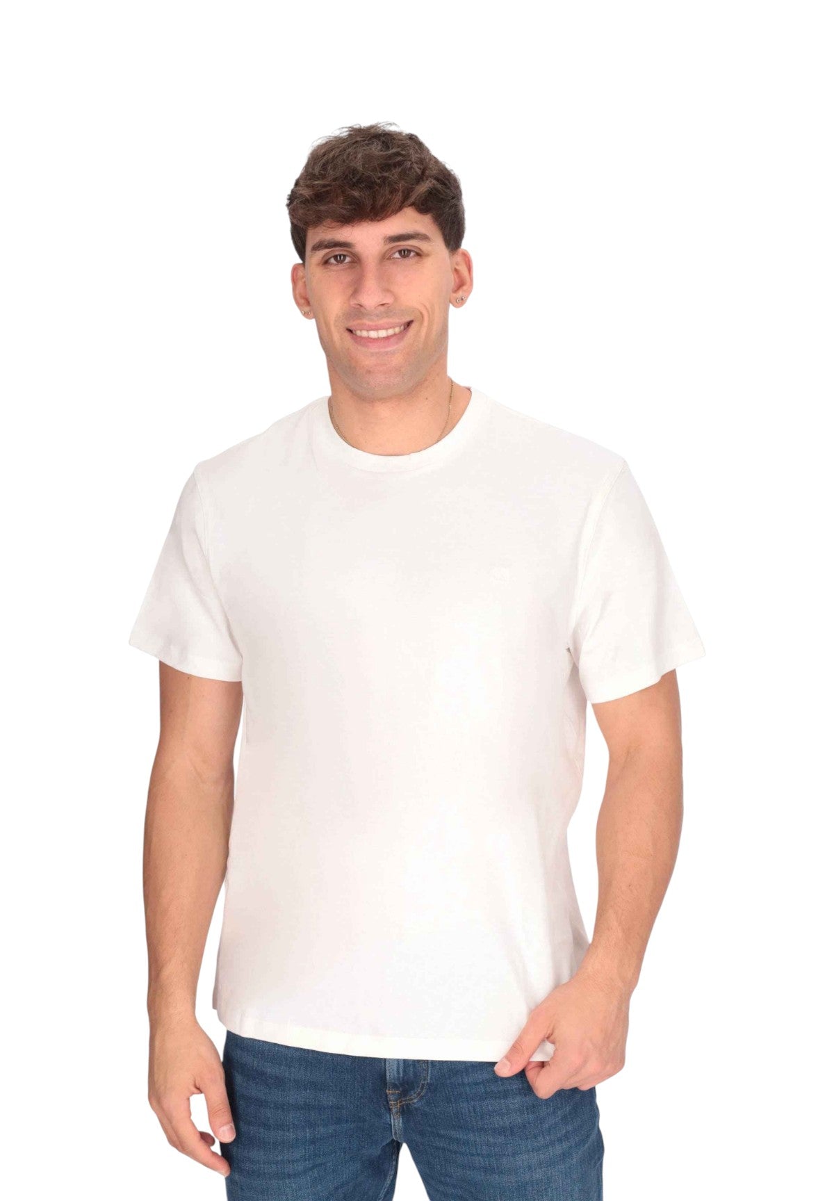 T-shirt a Maniche Corte Supima LV04LB275G Bright White