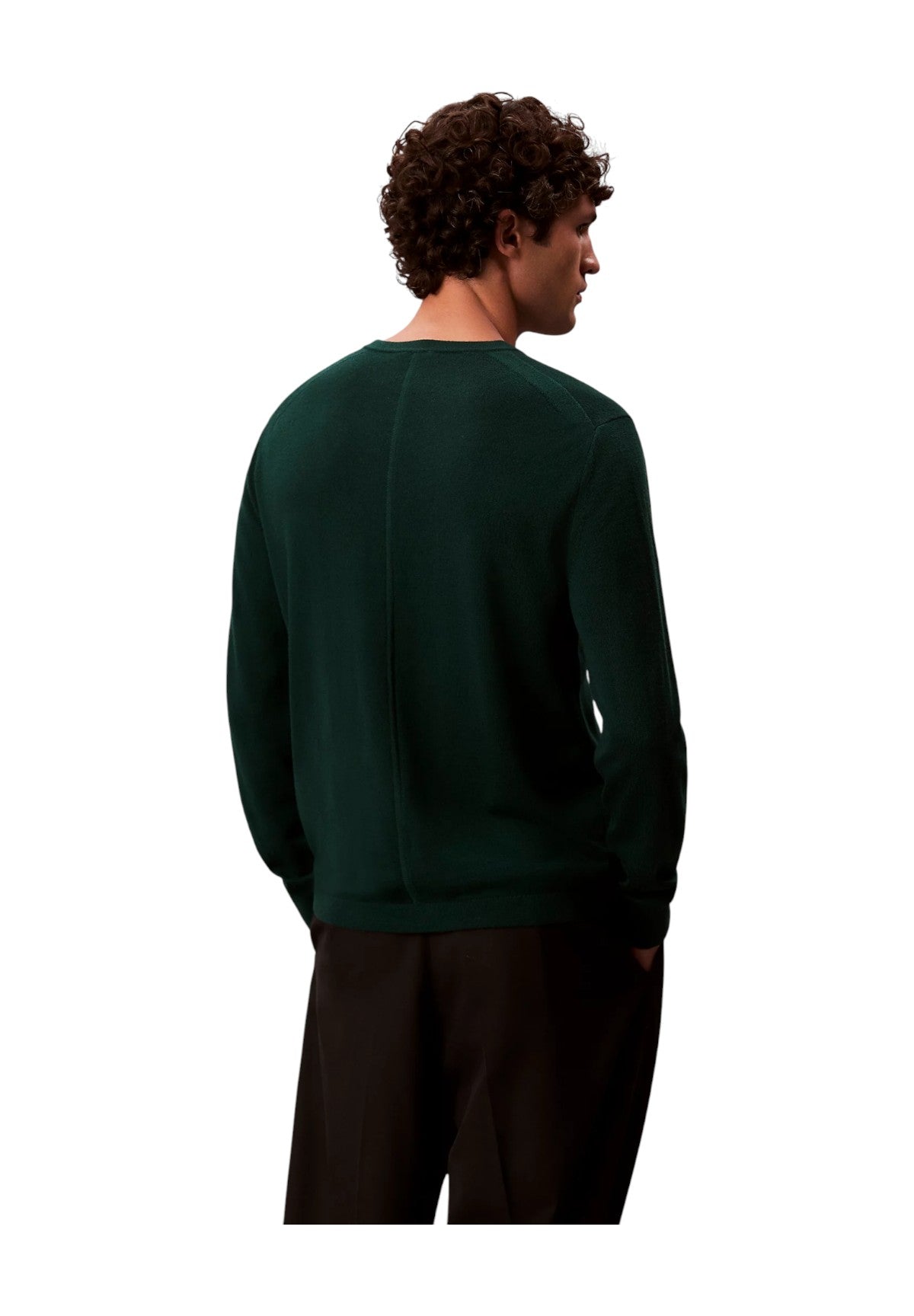 Maglione Girocollo 100% Merino LV04LB305G Miami Green