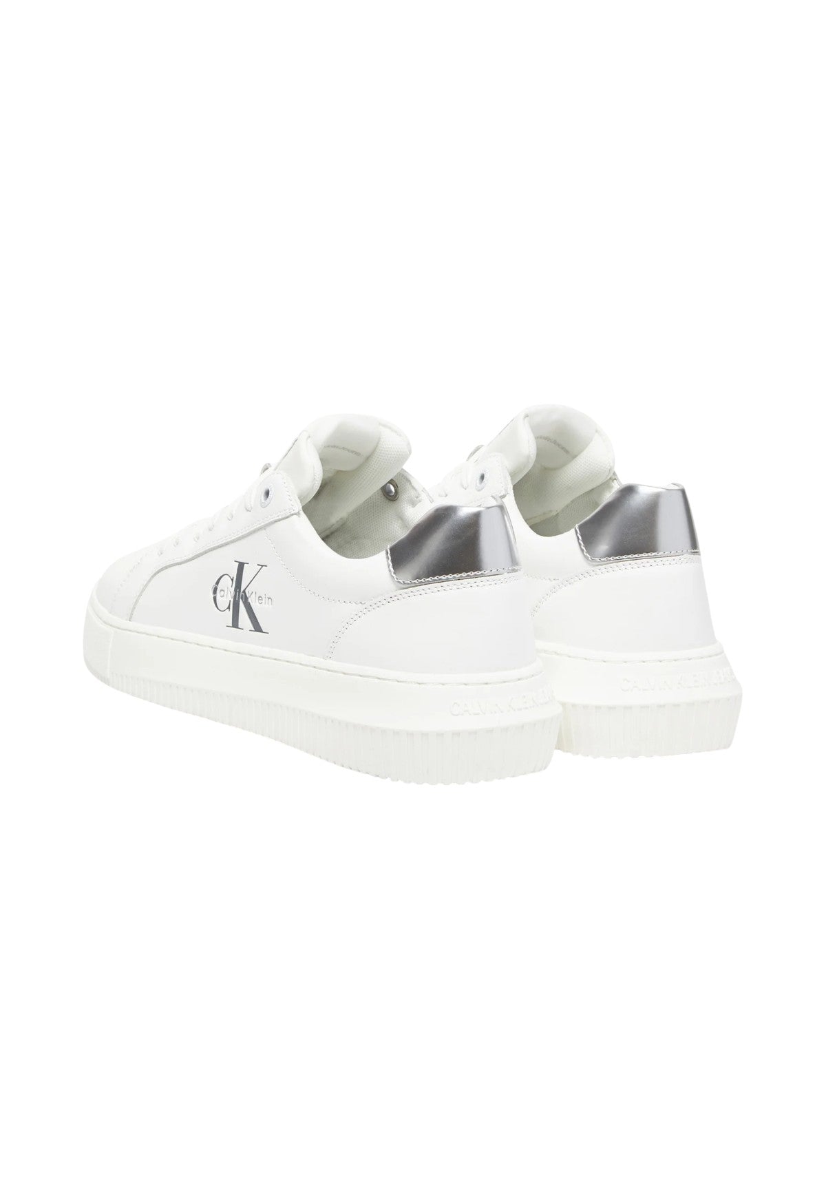 Sneakers Yw0yw01876 Bright White, Silver