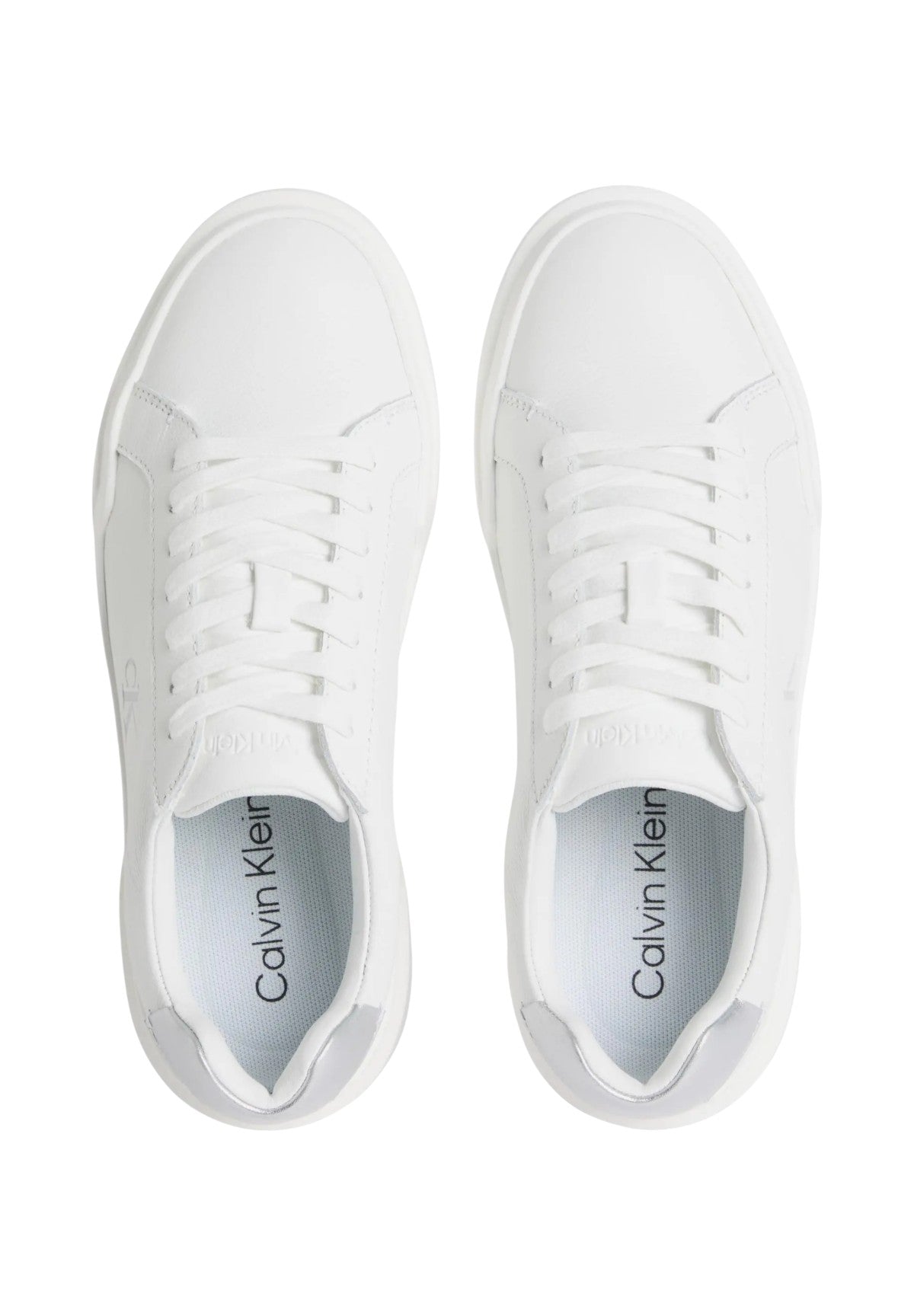 Sneakers Chunky Cupsole YW0YW01948 Bright White, Silver
