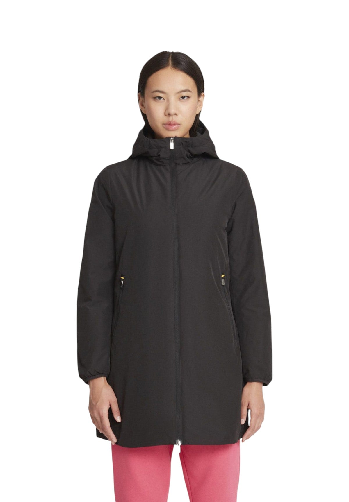 Piumino Pesante MATILDA Jet Black, Liger Yellow