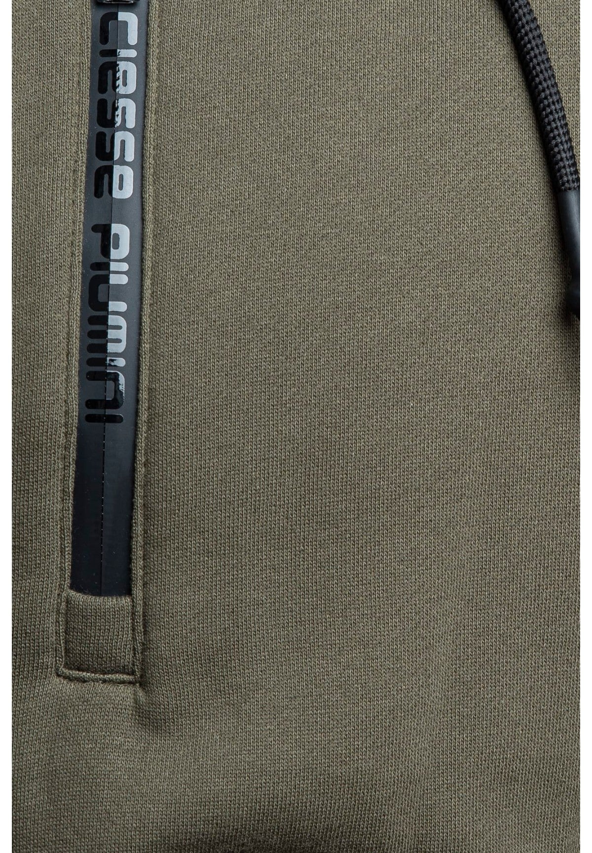 Felpa Full-Zip con Cappuccio YURI 3.0 Olive night