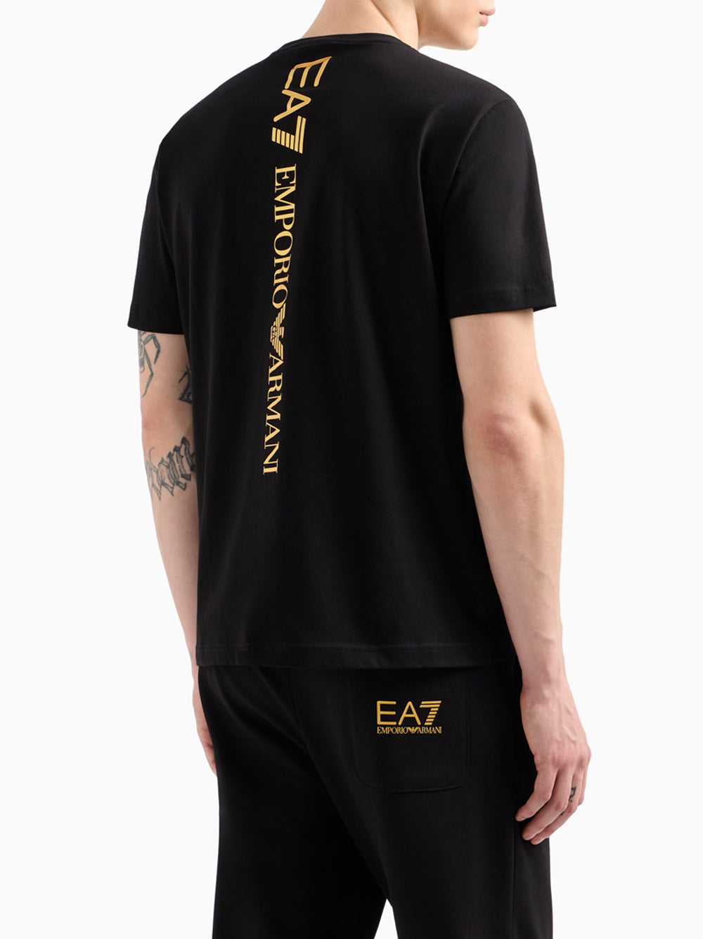 T-shirt a Maniche Corte 7M000567 Black, Gold