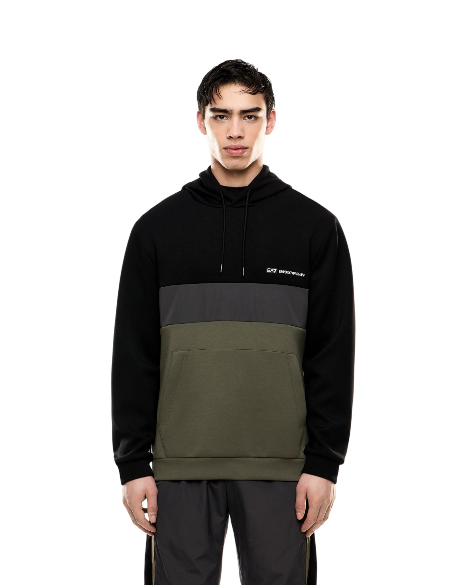 Felpa Pullover con Cappuccio 7M000937 Beetle