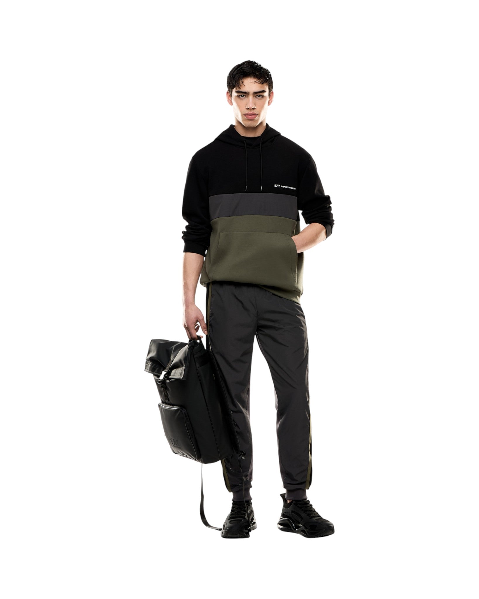 Felpa Pullover con Cappuccio 7M000937 Beetle