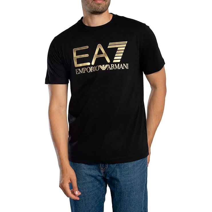 T-shirt con Stampa 7M001189 Black