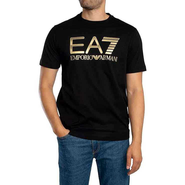 T-shirt con Stampa 7M001189 Black