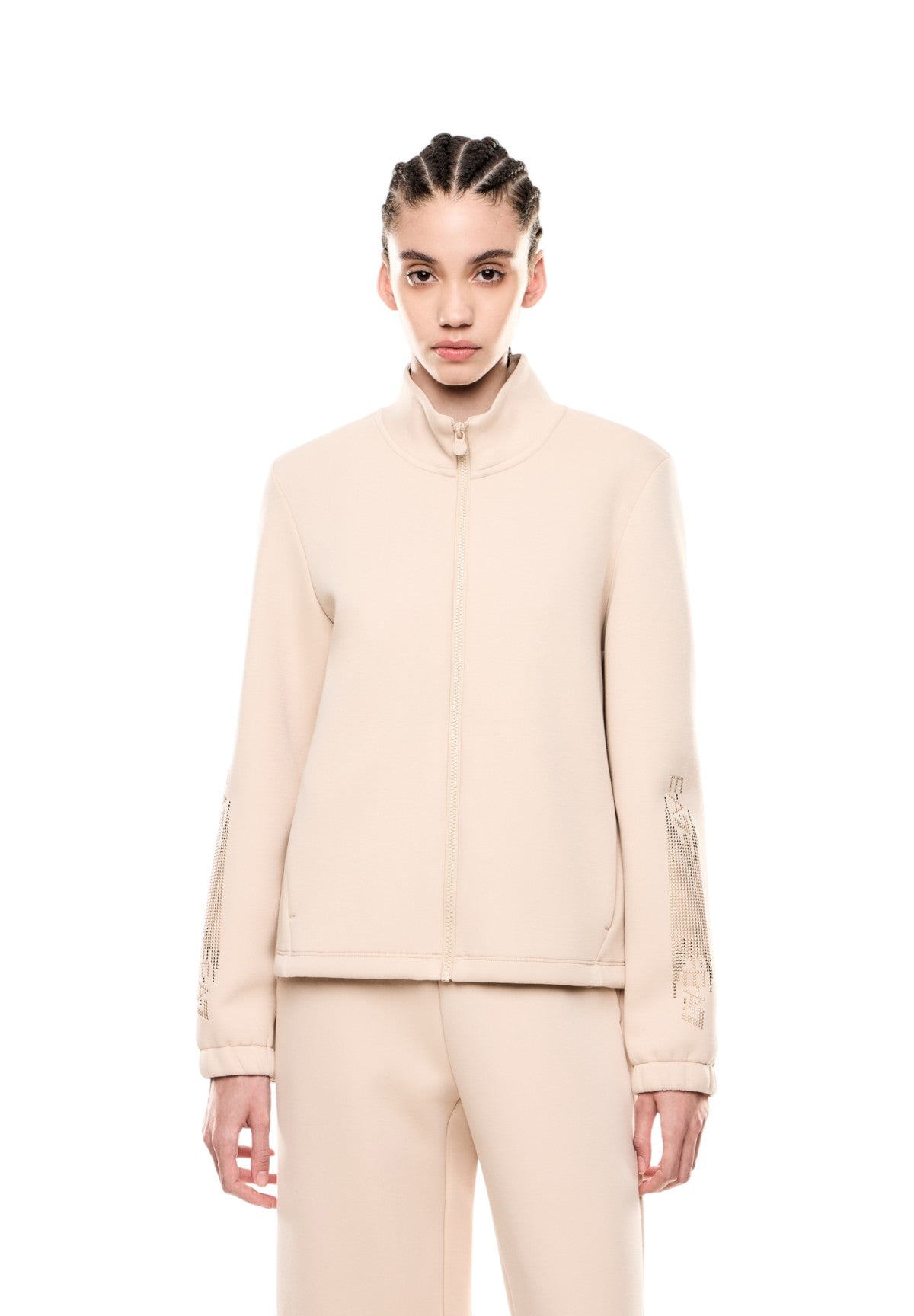 Felpa Full-Zip 7W000523 Cement