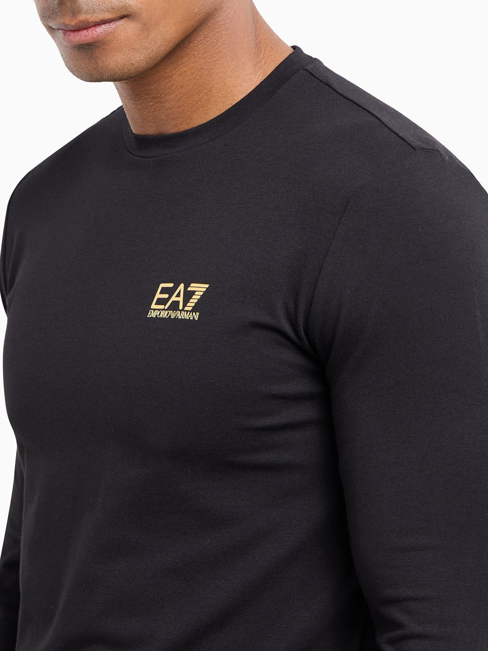 T-shirt a Maniche Lunghe 8NPT28 Black