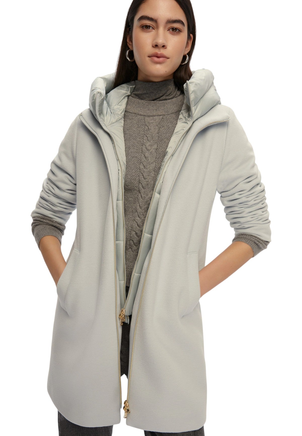 Piumino Pesante 2525496042200 BACIO Azzurro Polvere