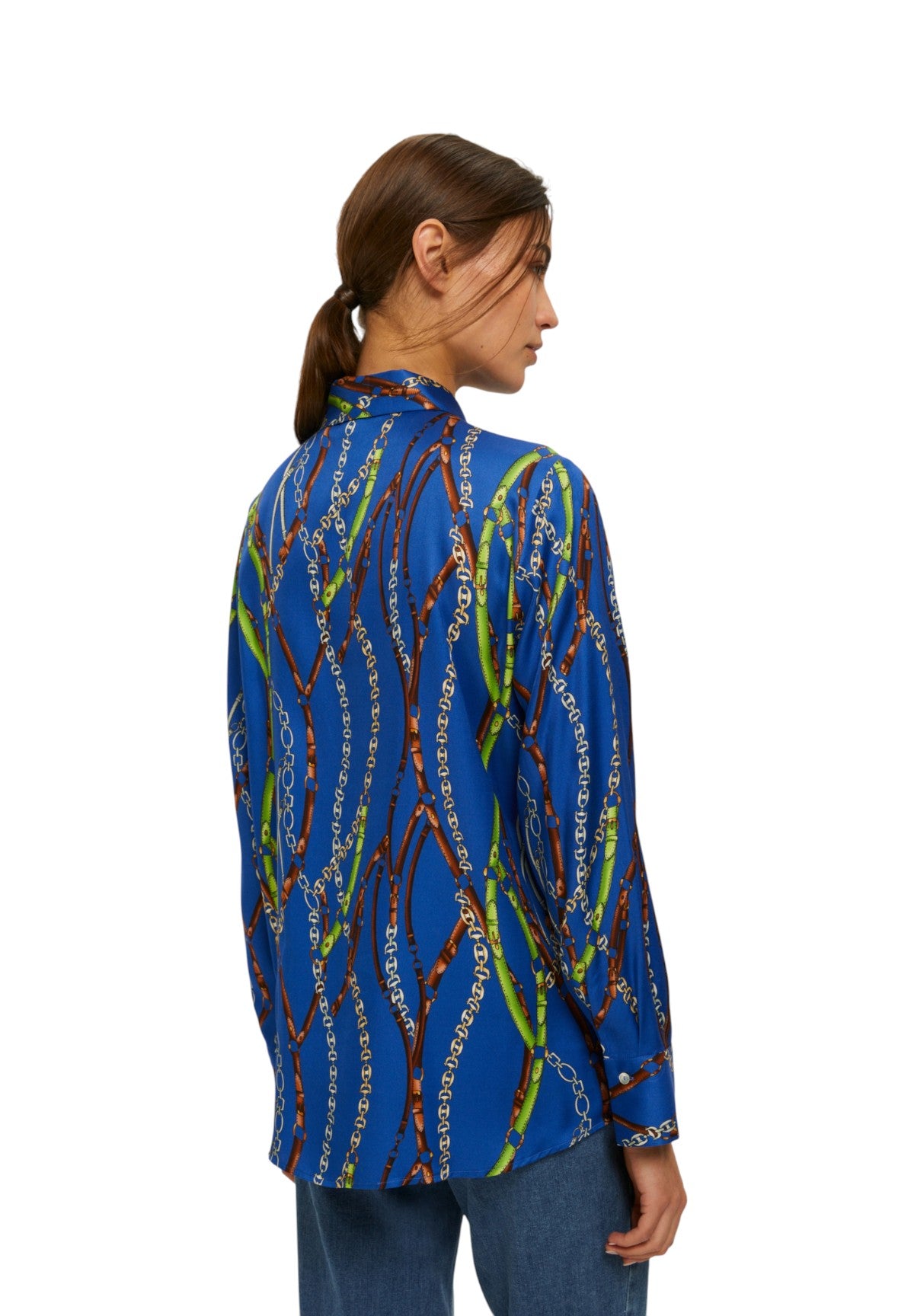 Camicia a Maniche Lunghe 2525116034200 BRUNICO Bluette