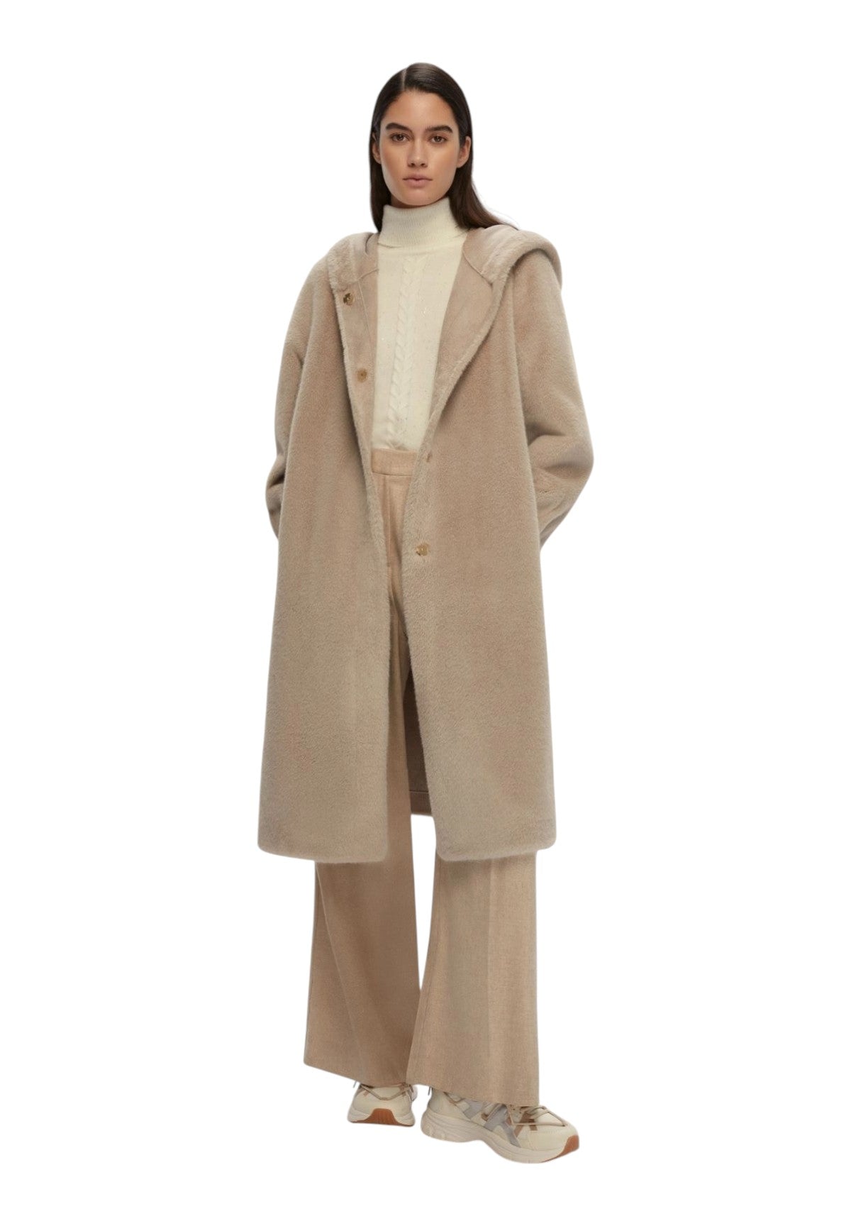 Cappotto 2525456032200 CALOTTA Grigio perla
