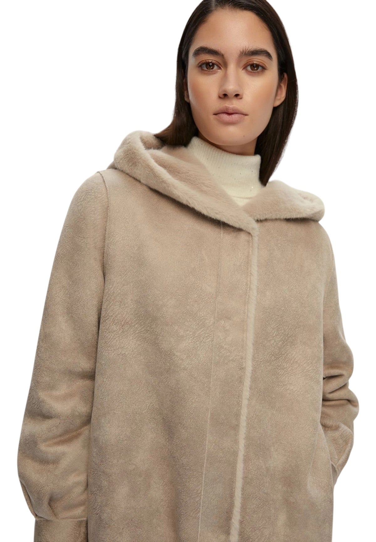 Cappotto 2525456032200 CALOTTA Grigio perla