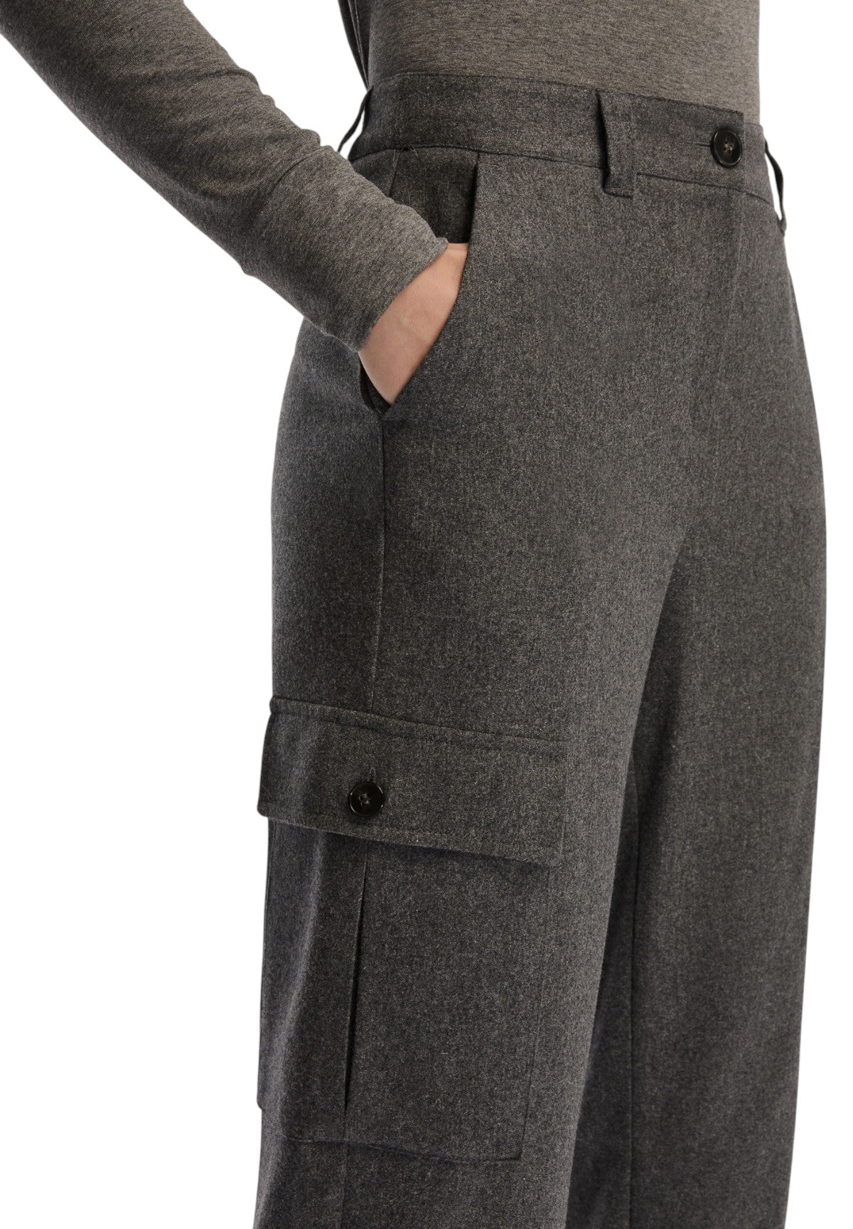 Pantaloni 2525136142200 CANZONE Grigio scuro