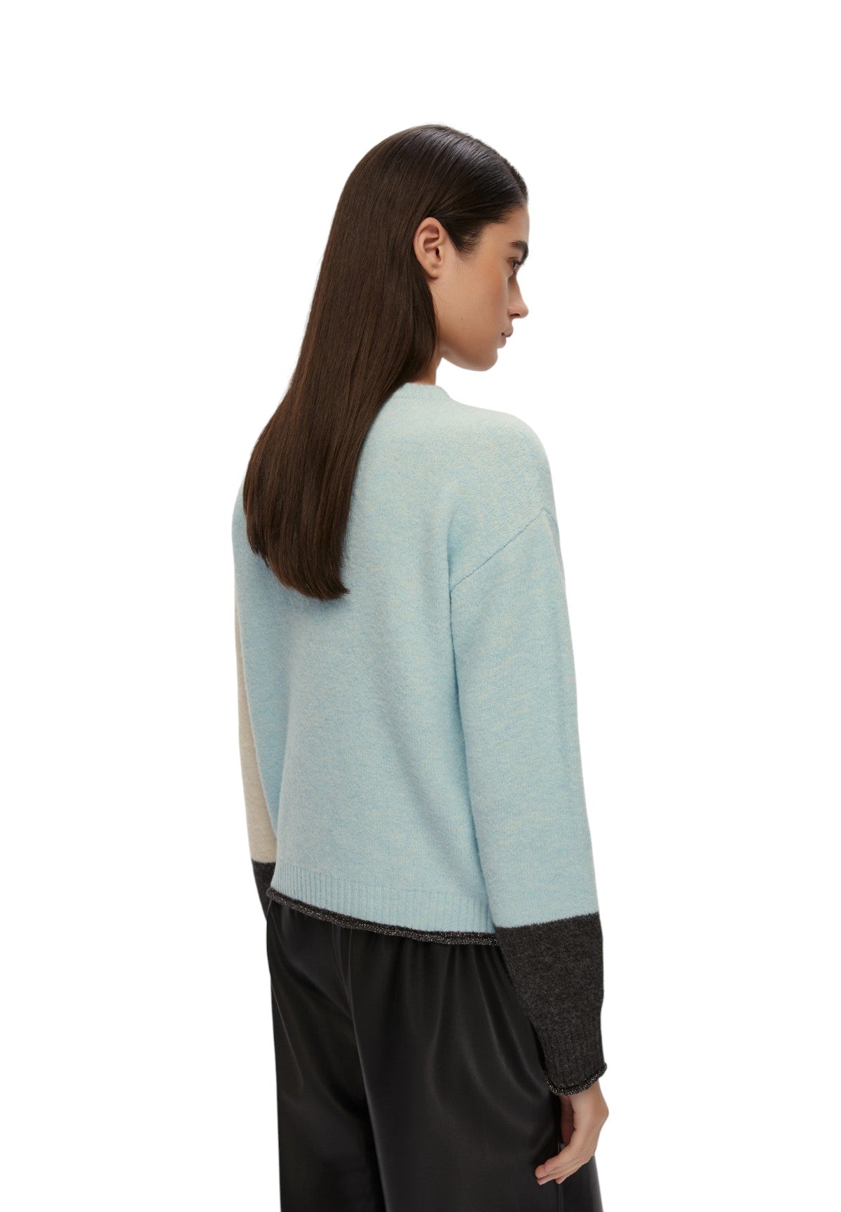 Maglione Girocollo 2525366302200 EDITOR Azzurro
