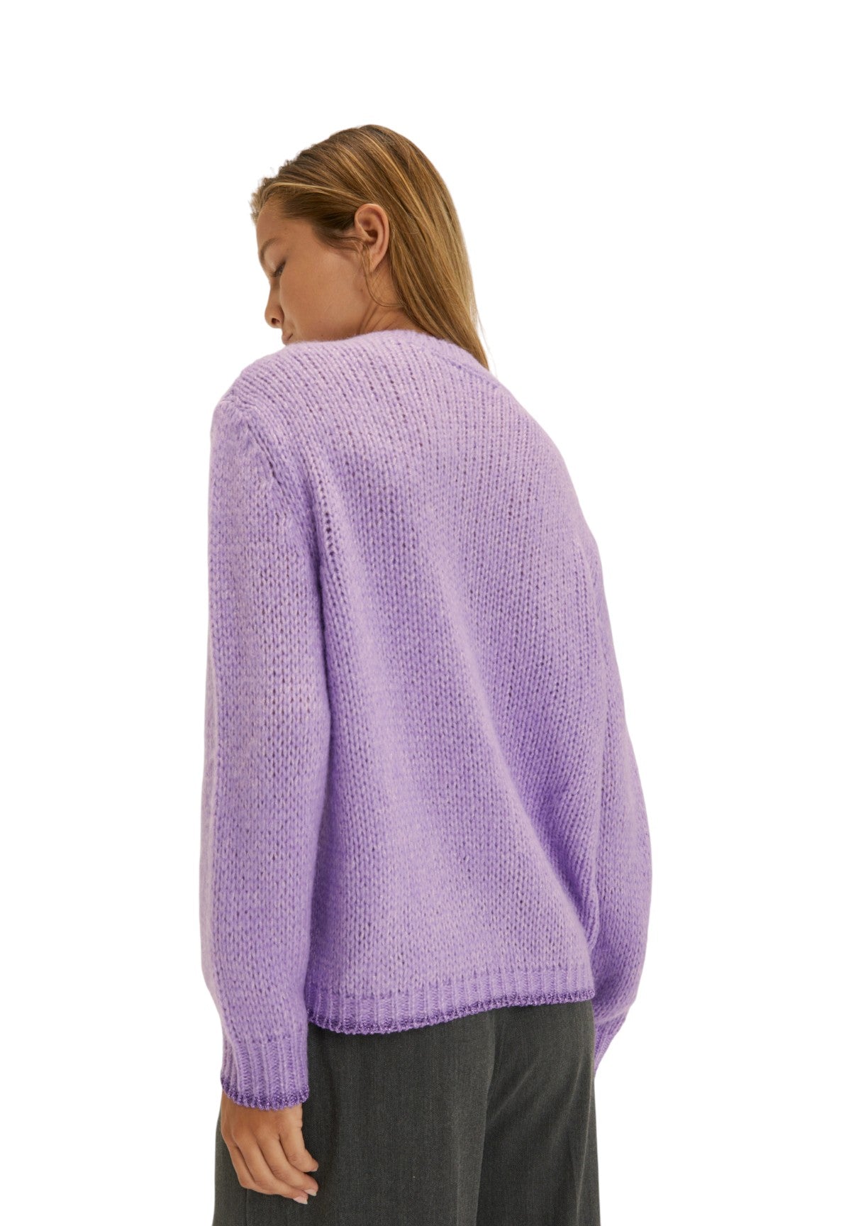 Maglione Girocollo 2525366025200 GARZA Lavanda