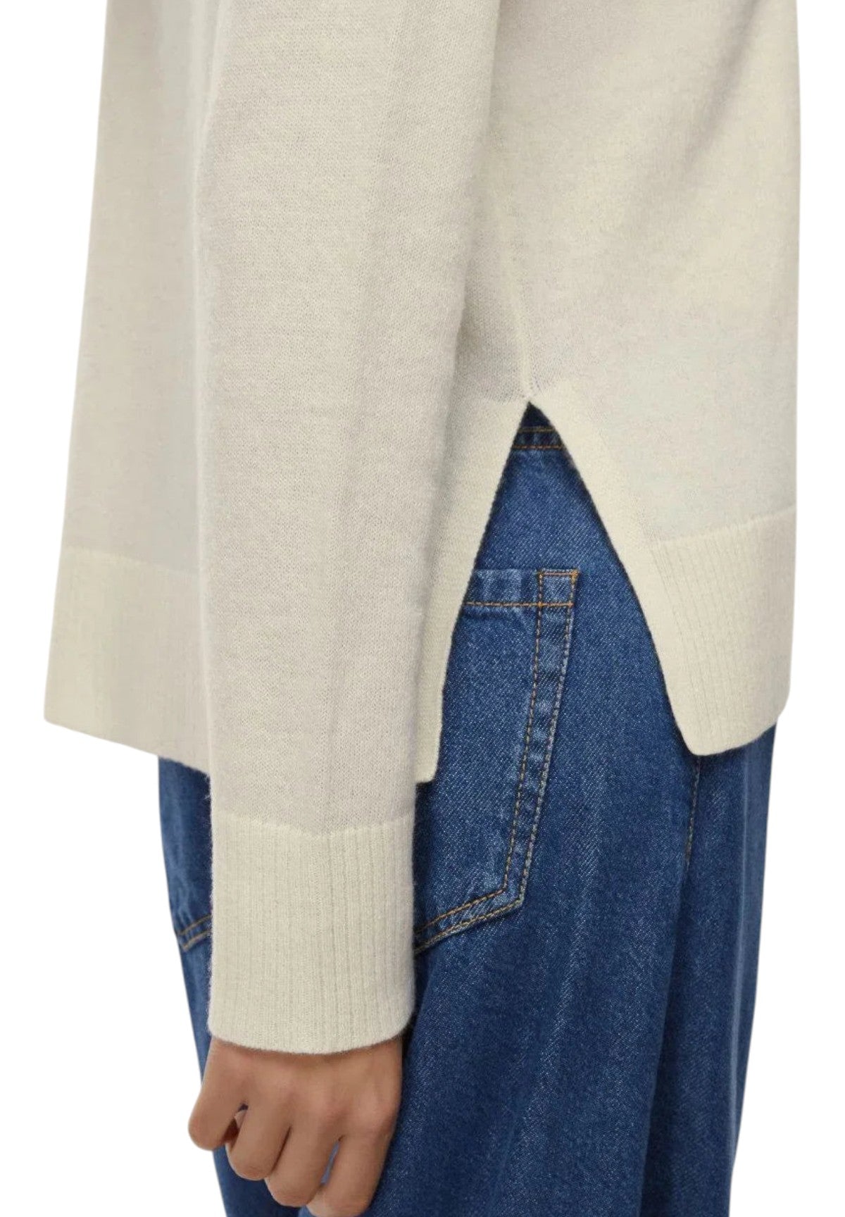 Felpa Pullover con Cappuccio ISEO Ecru