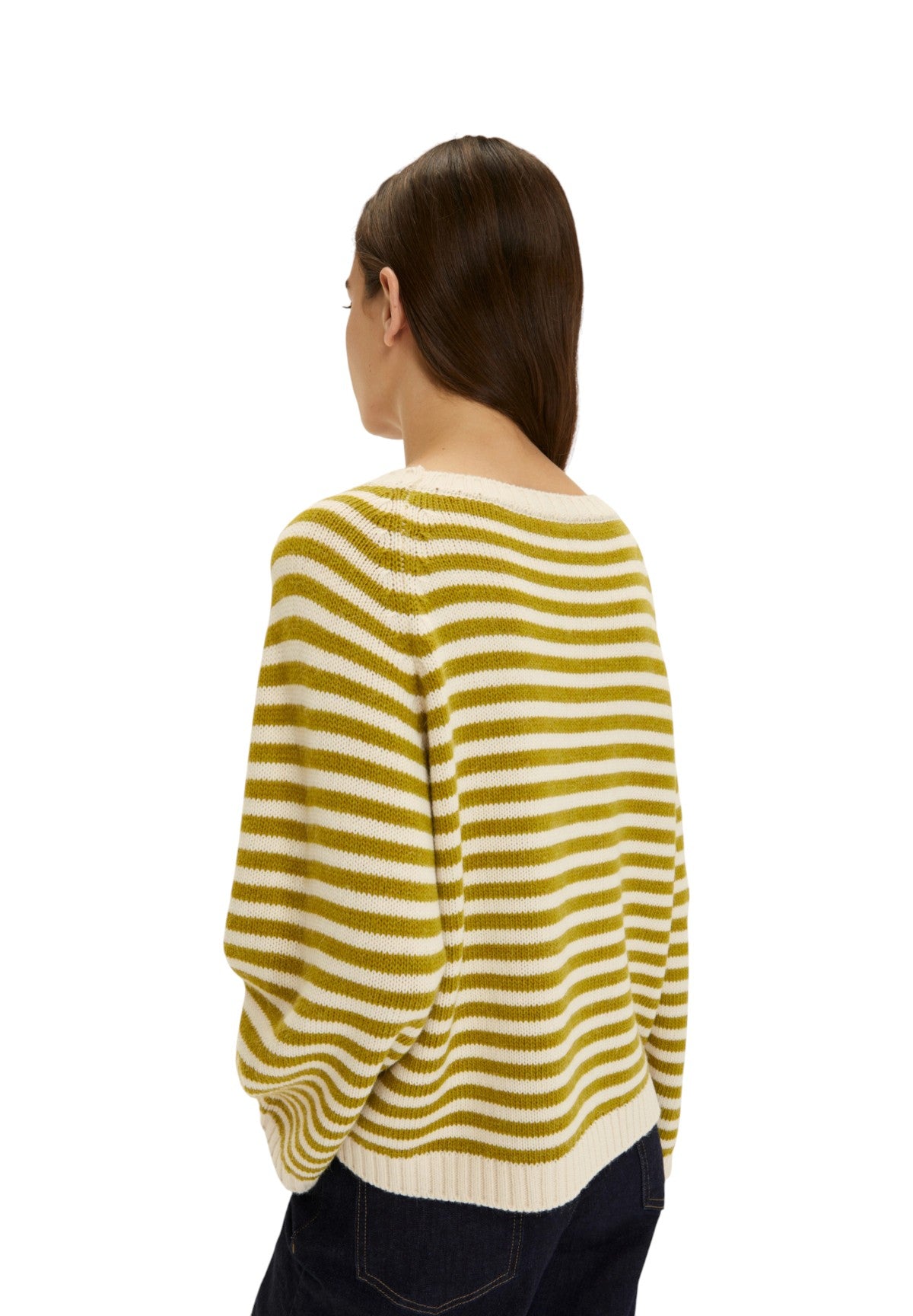 Maglione Girocollo 2525366015200 MILENA Verde acido