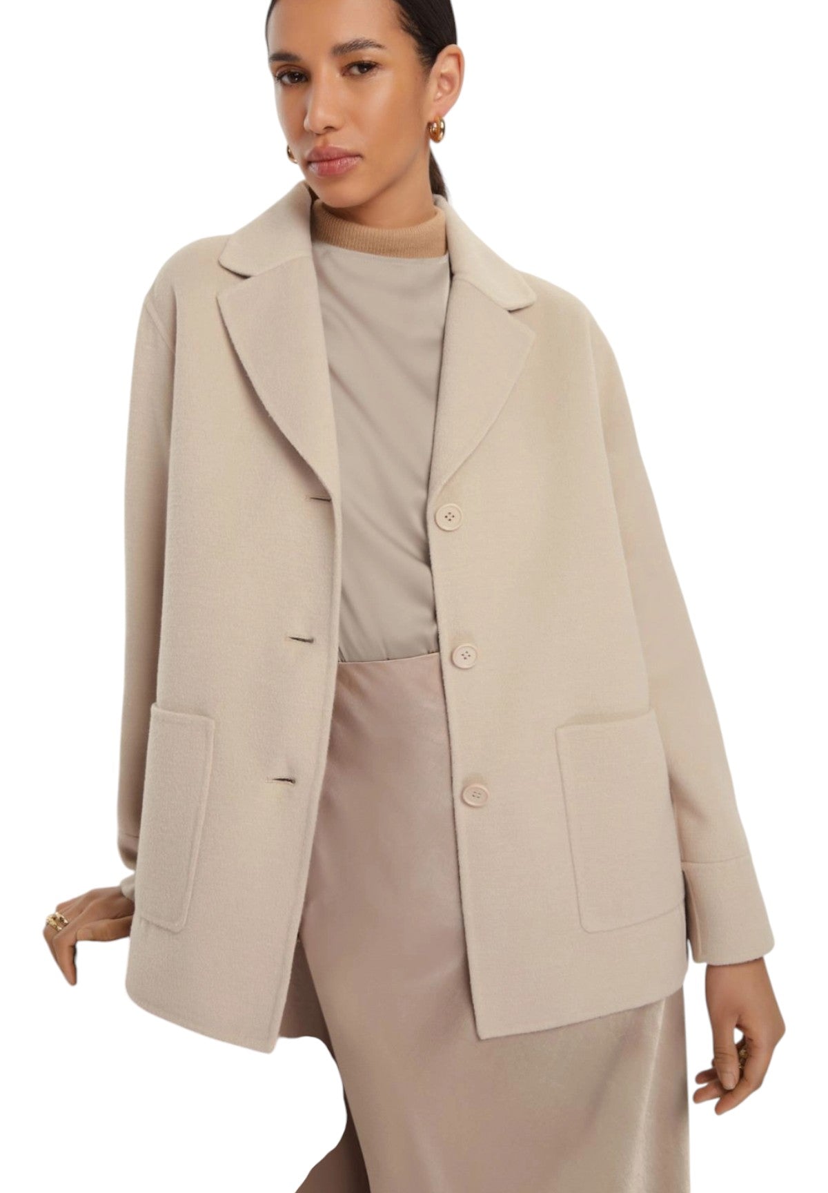 Cappotto 2525086031200 PALOS Tortora