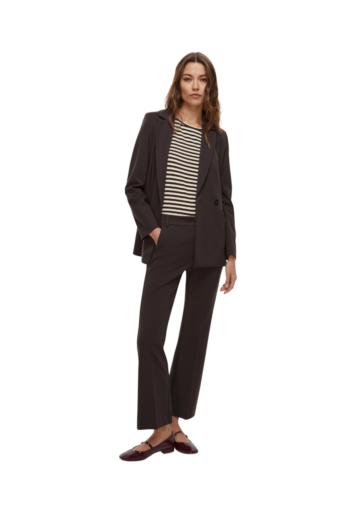 T-shirt a Maniche Lunghe 2525976051200 POLPO Marrone