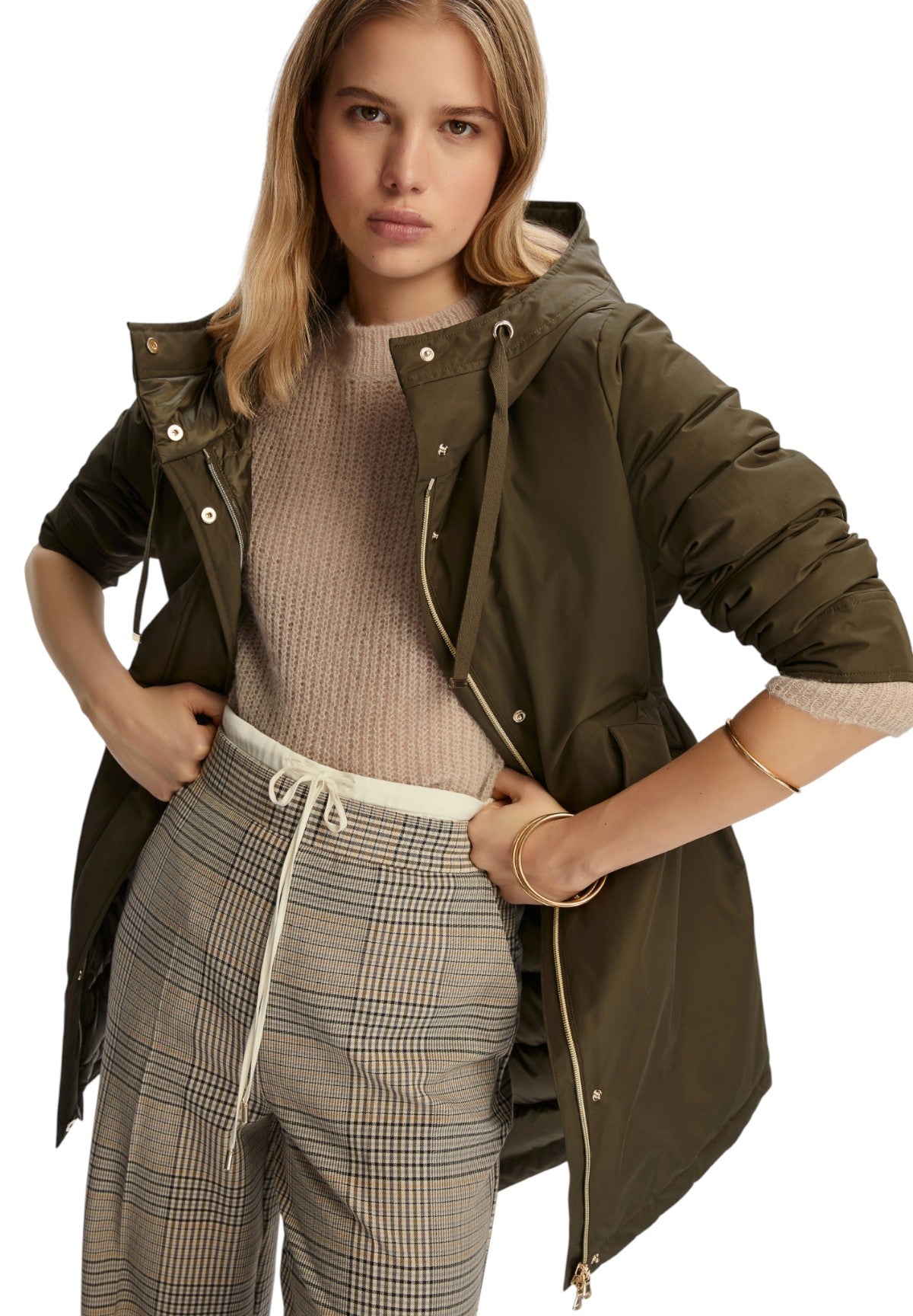 Piumino Pesante 2525496032200 VIRGIN Verde Sottobosco