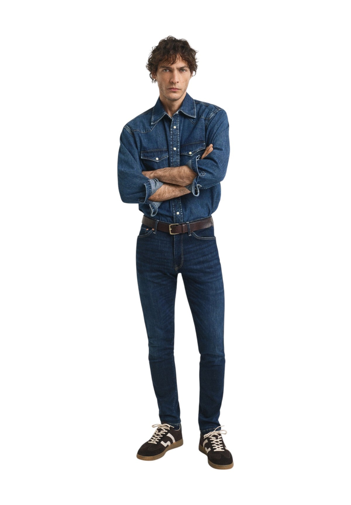 Jeans Extra Slim Active Recover 1000264 Dark Blue Worn In
