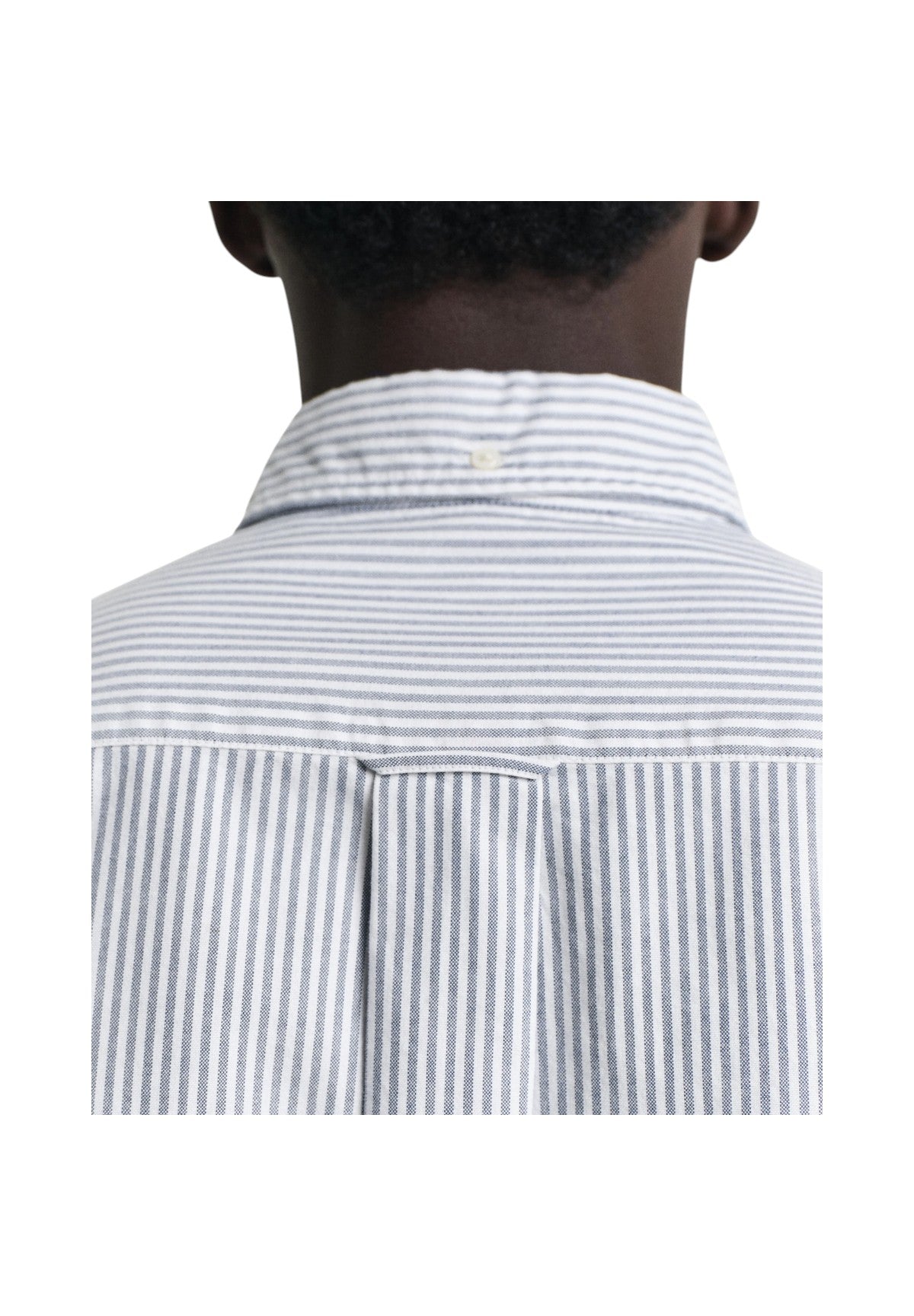 Camicia a Maniche Lunghe Classic Oxford Stripe 3000230 Persian Blue