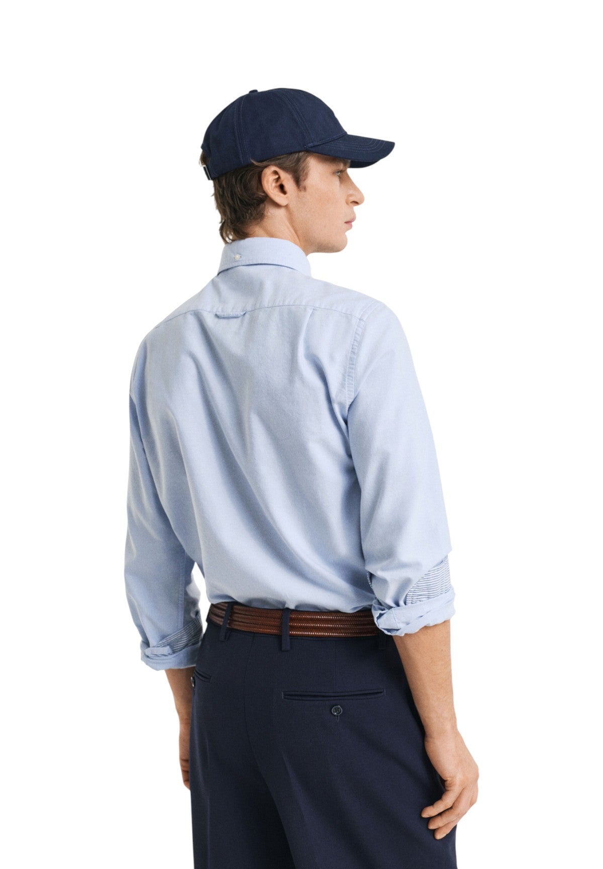 Camicia a Maniche Lunghe Oxford 3230115 Light blue