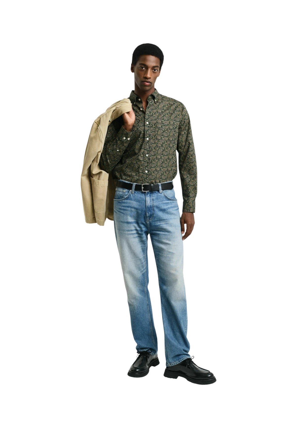 Camicia a Maniche Lunghe 3250221 Tartan Green