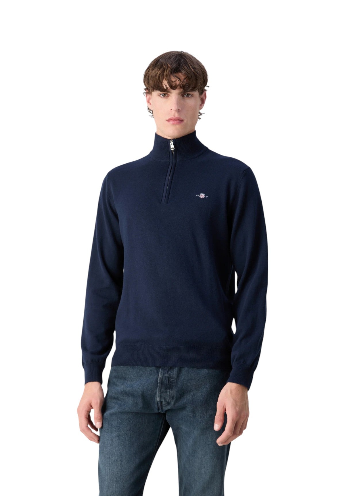 Maglione con Scollo a V 8060069 Evening Blue