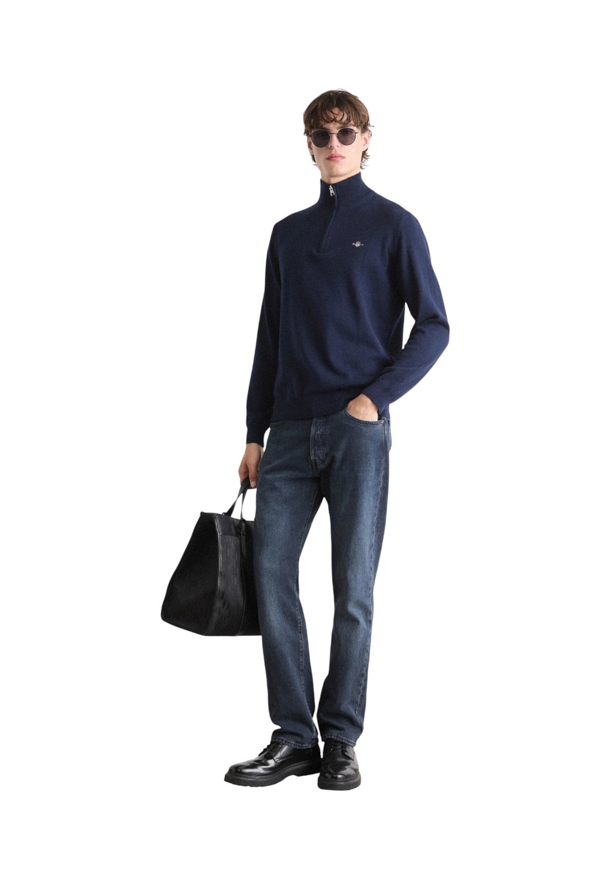 Maglione con Scollo a V 8060069 Evening Blue