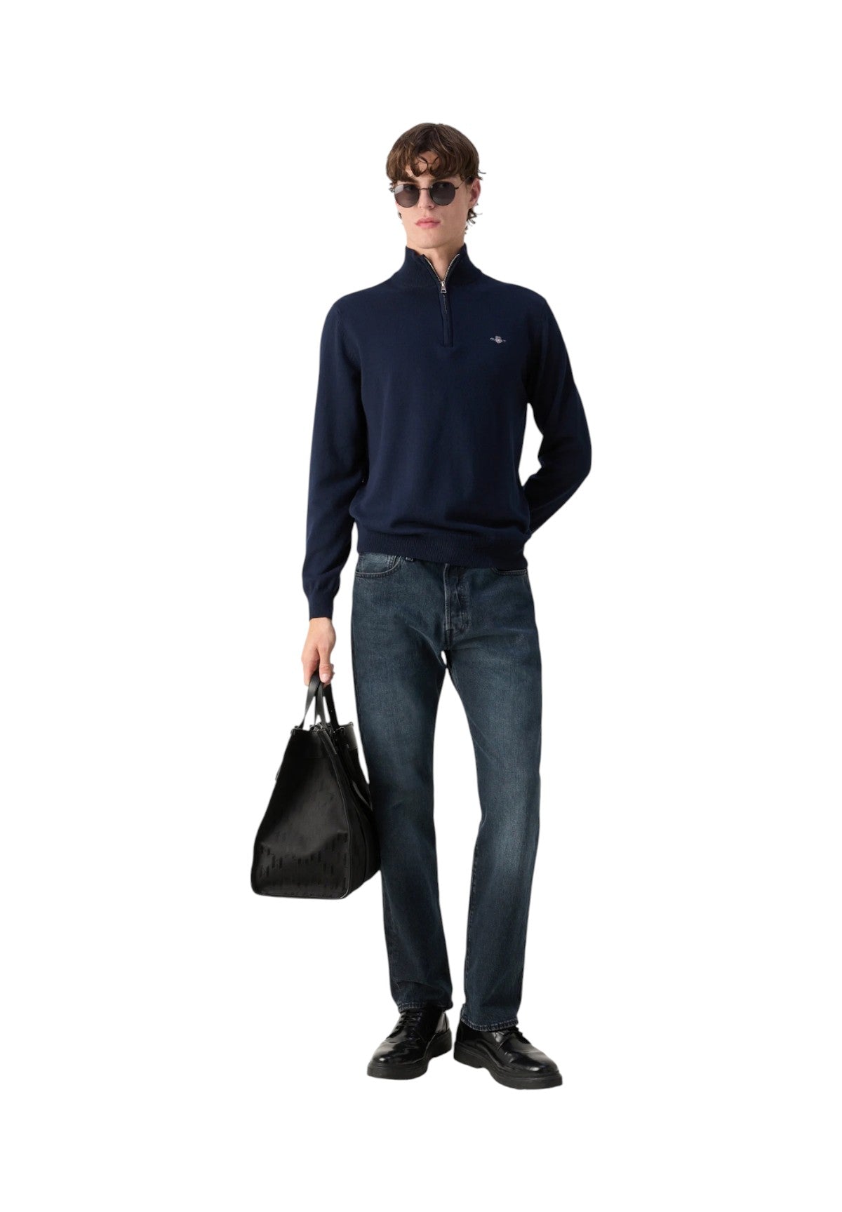 Maglione con Scollo a V 8060069 Evening Blue