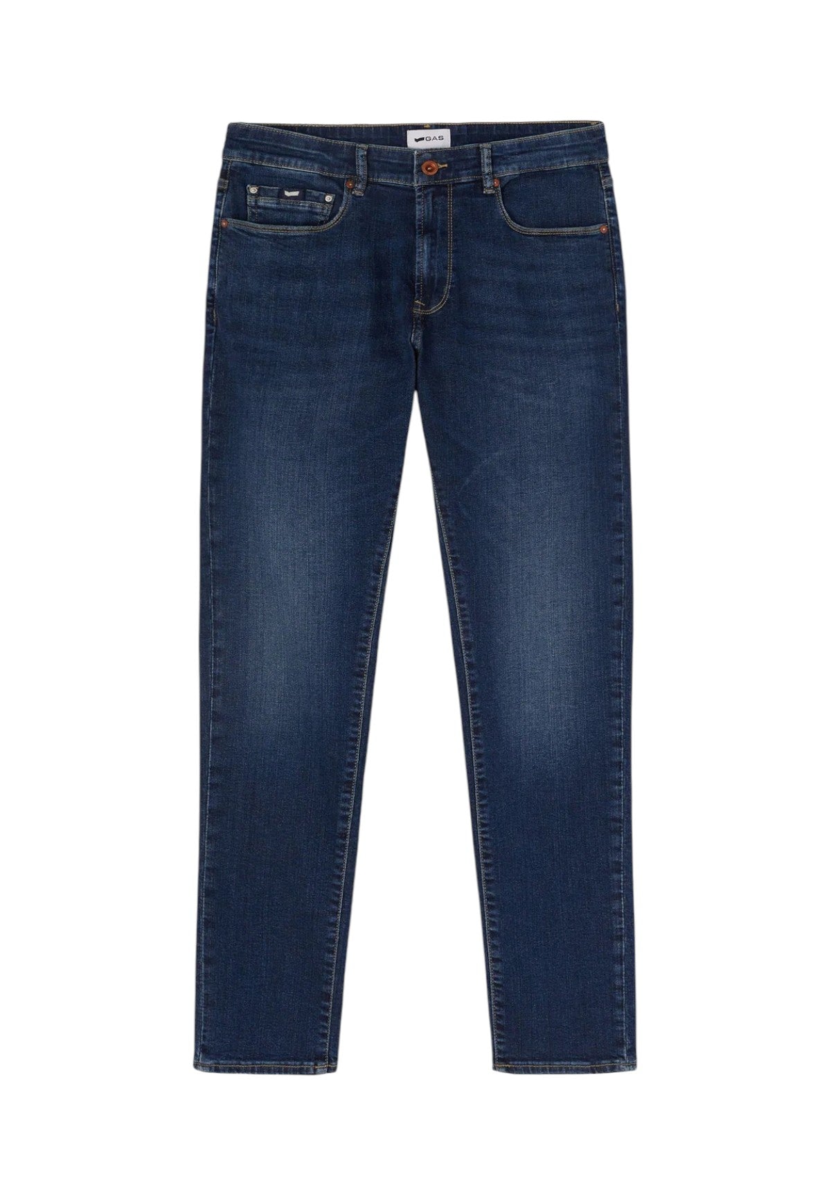Jeans Sax Zip Rev A7234 Basic Blue Dar