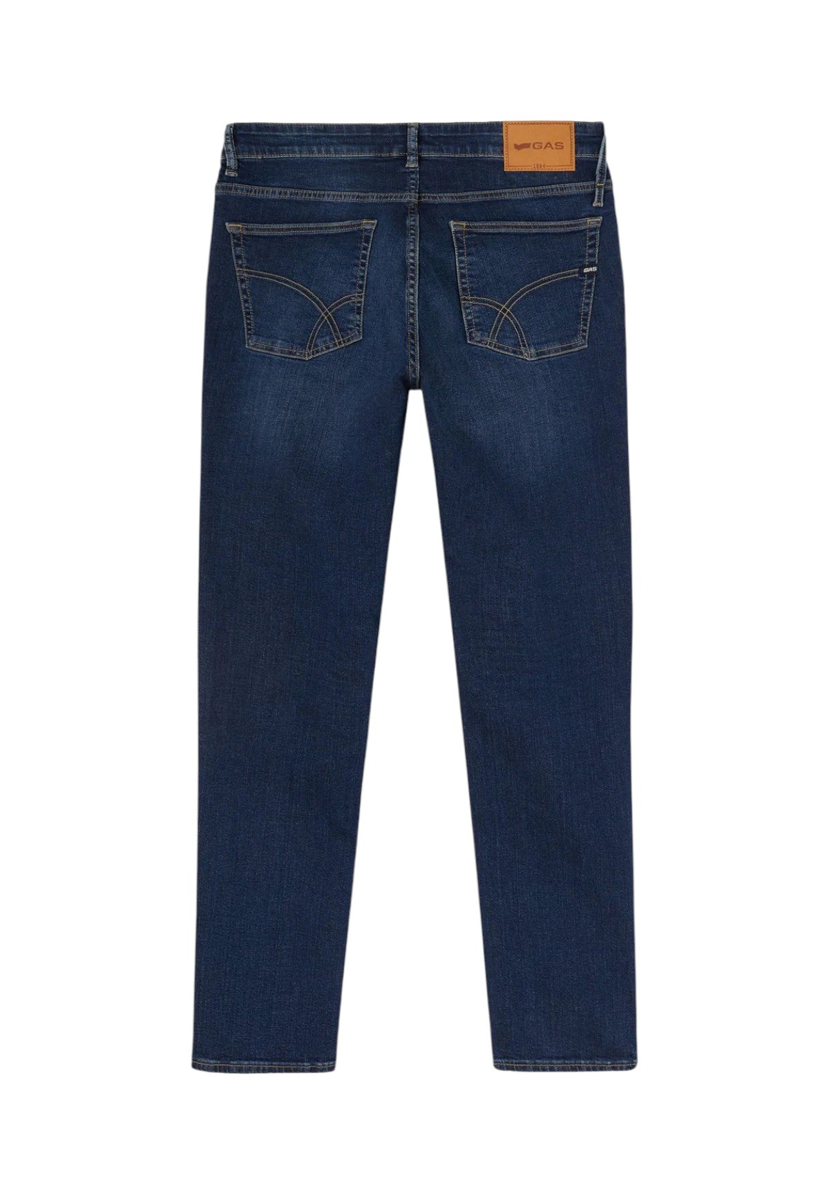 Jeans Sax Zip Rev A7234 Basic Blue Dar