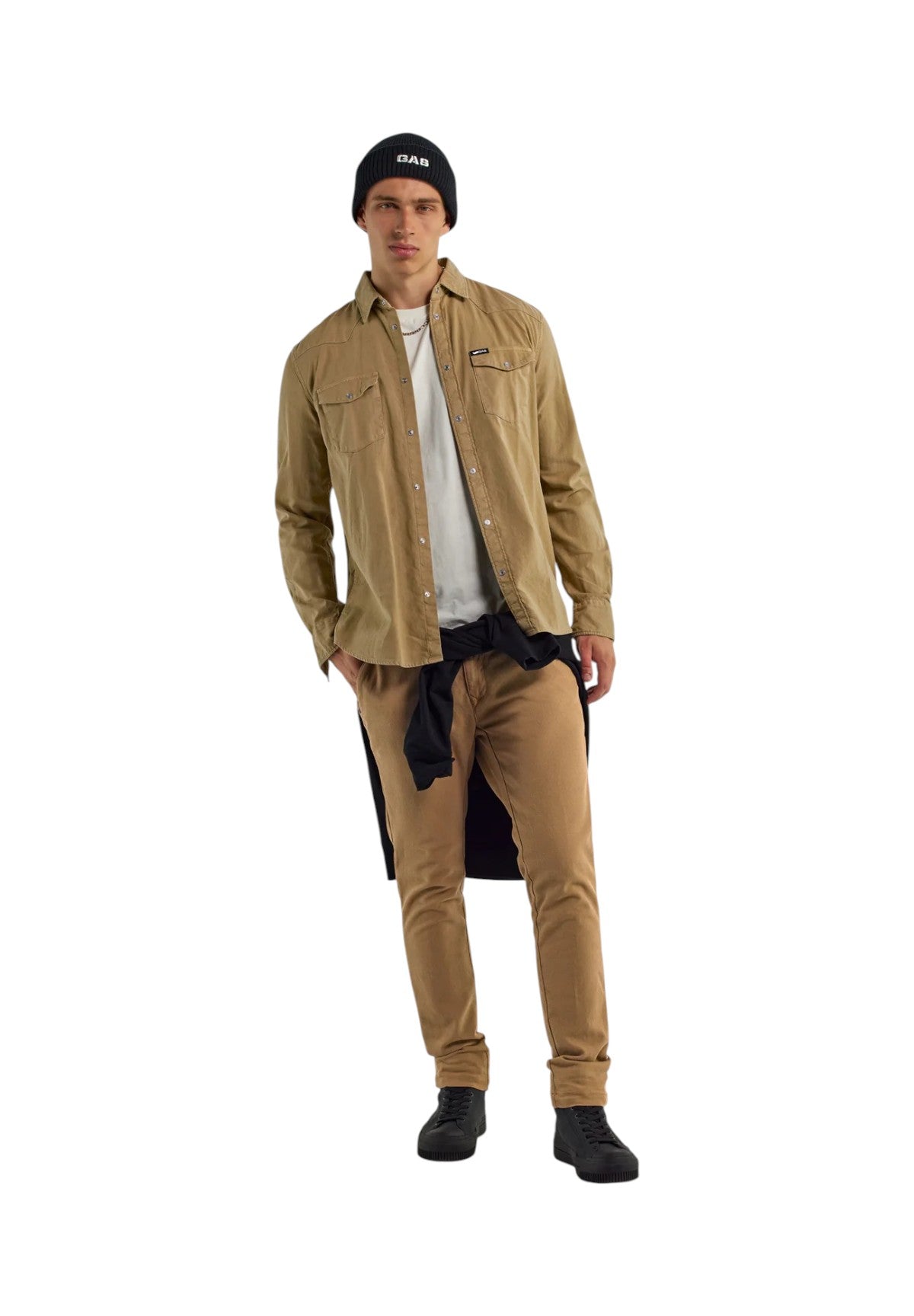 Camicia a Maniche Lunghe Kant/R B0711 Antique Bronze