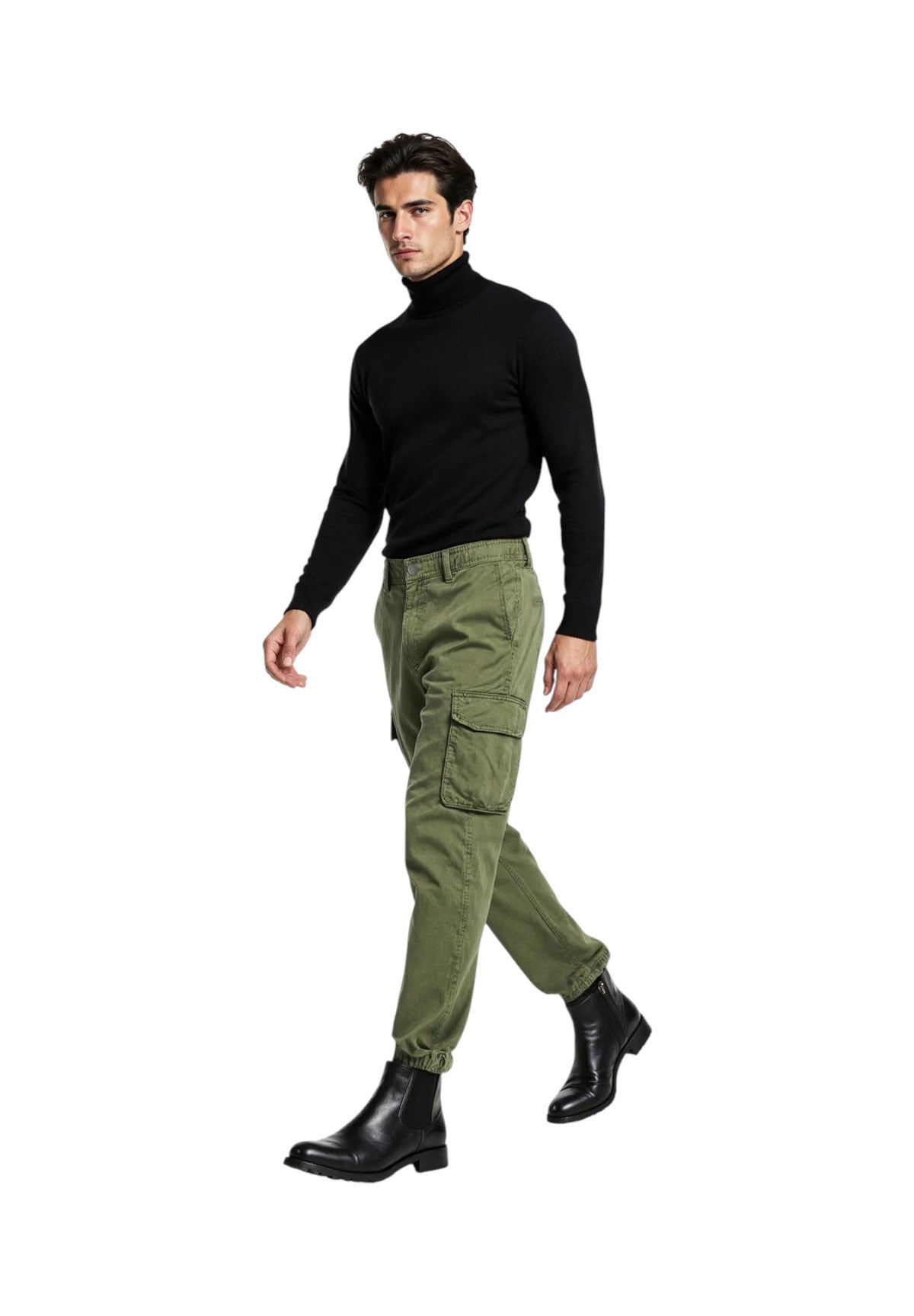 Pantaloni Bob Gym B0724 Four Leaf Oliv