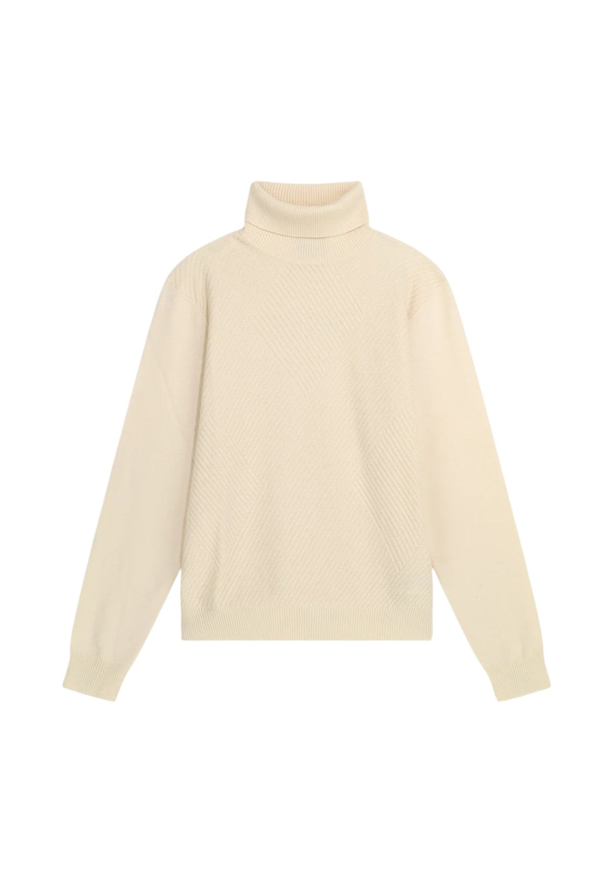 Maglione Collo Alto Timo Neck B0905 Tur Dove Beige