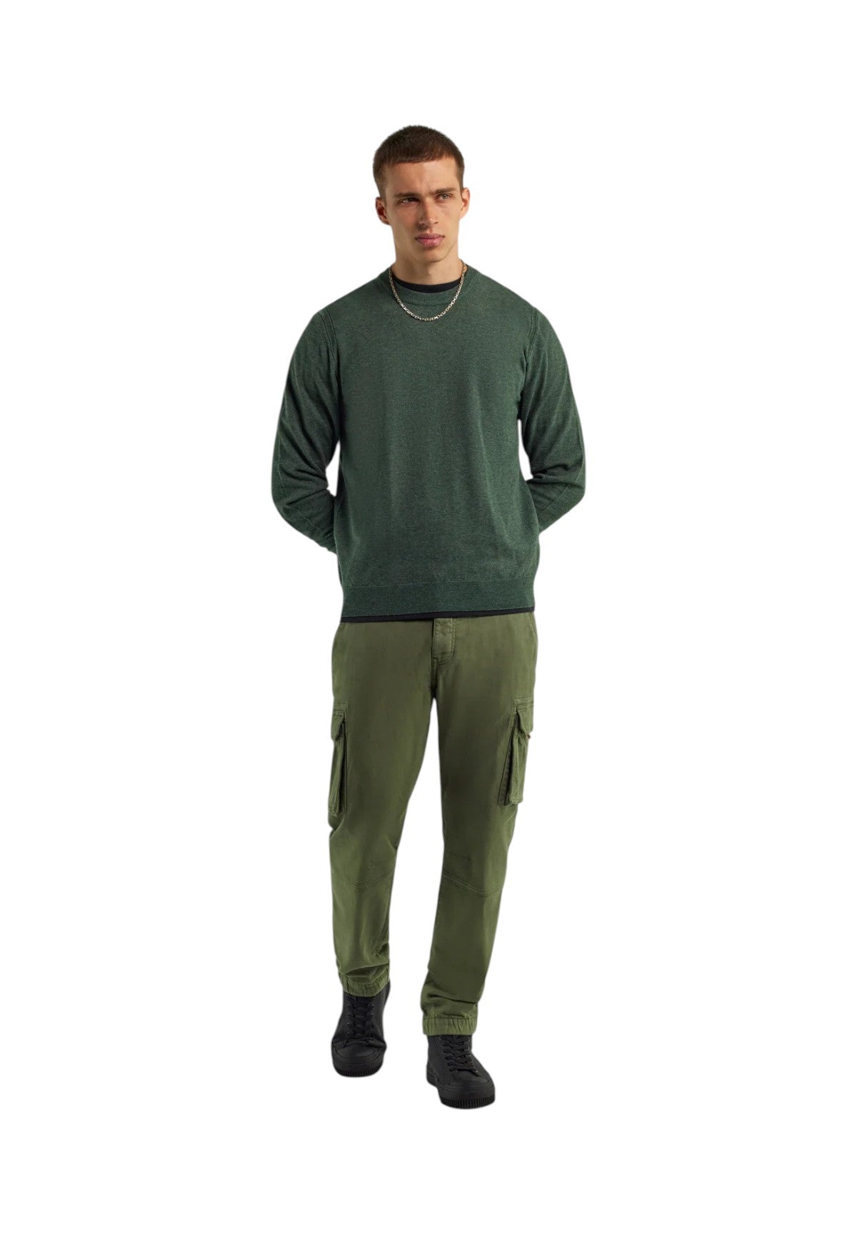 Pantaloni Bob Gym Pks W Dobby B0910 Four Leaf Oliv