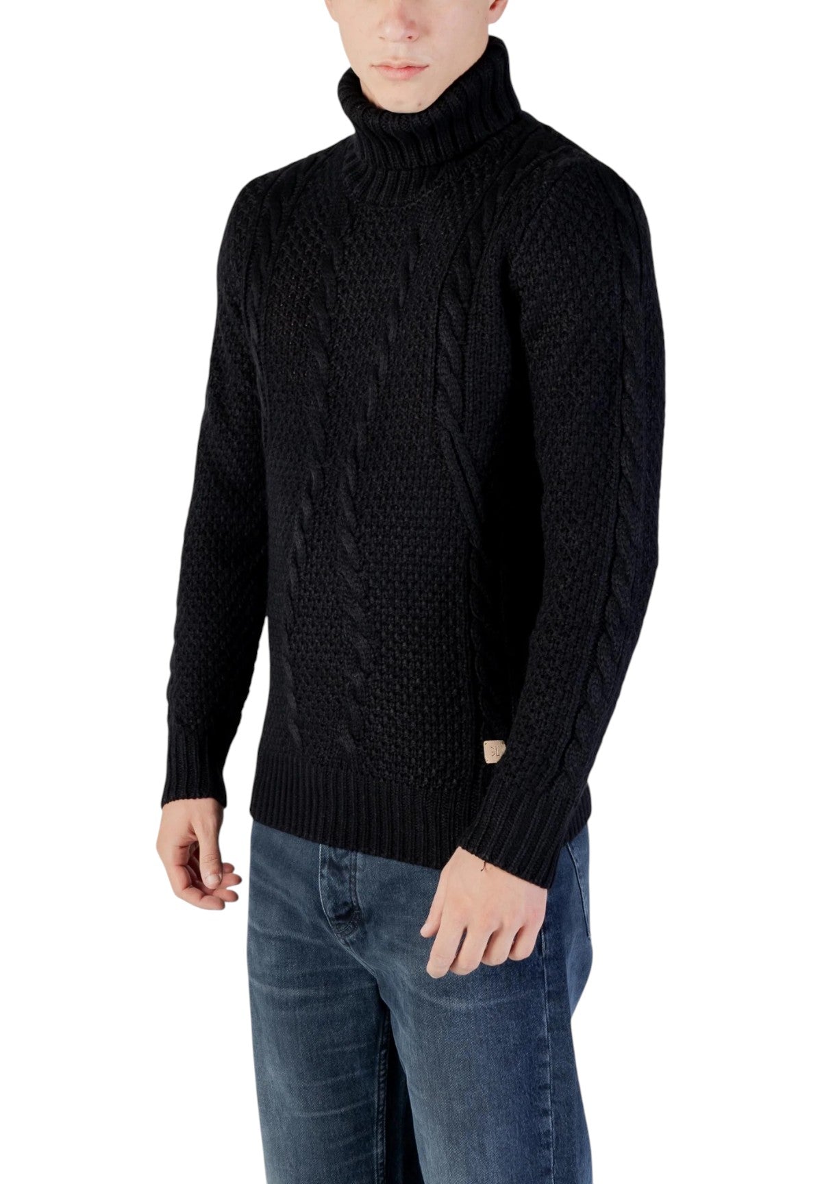 Maglione Collo Alto BW793-F25 Black