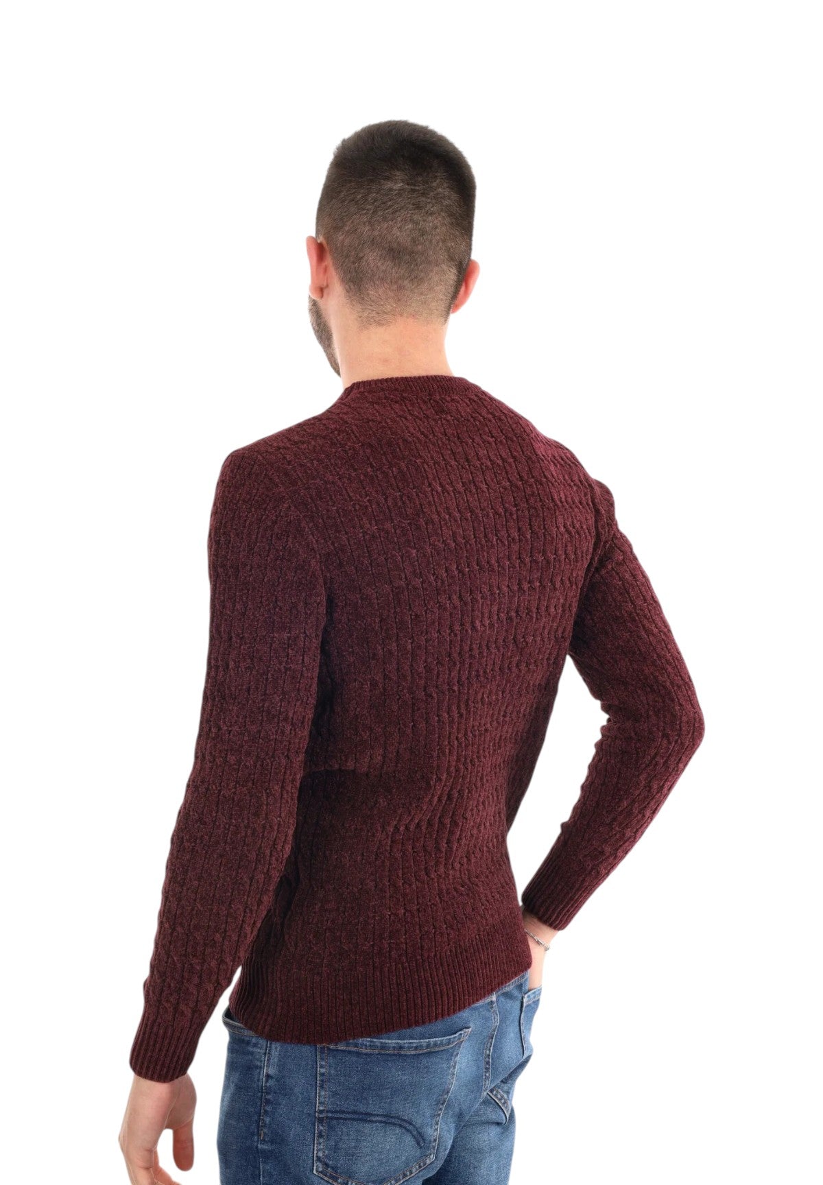 Maglione Collo Alto GL521S-F25 Bordeaux