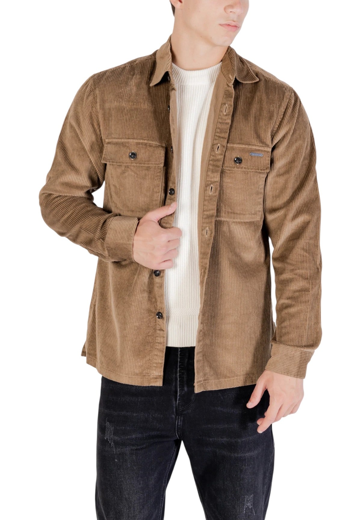 Camicia Overshirt GL7820S Camel